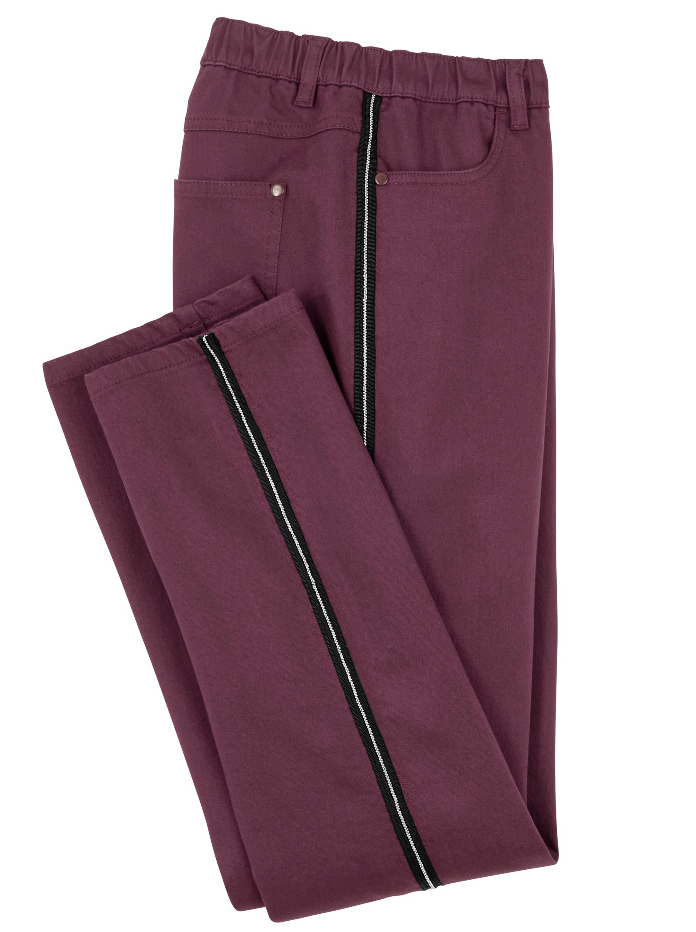 Schlupfjeans - bordeaux