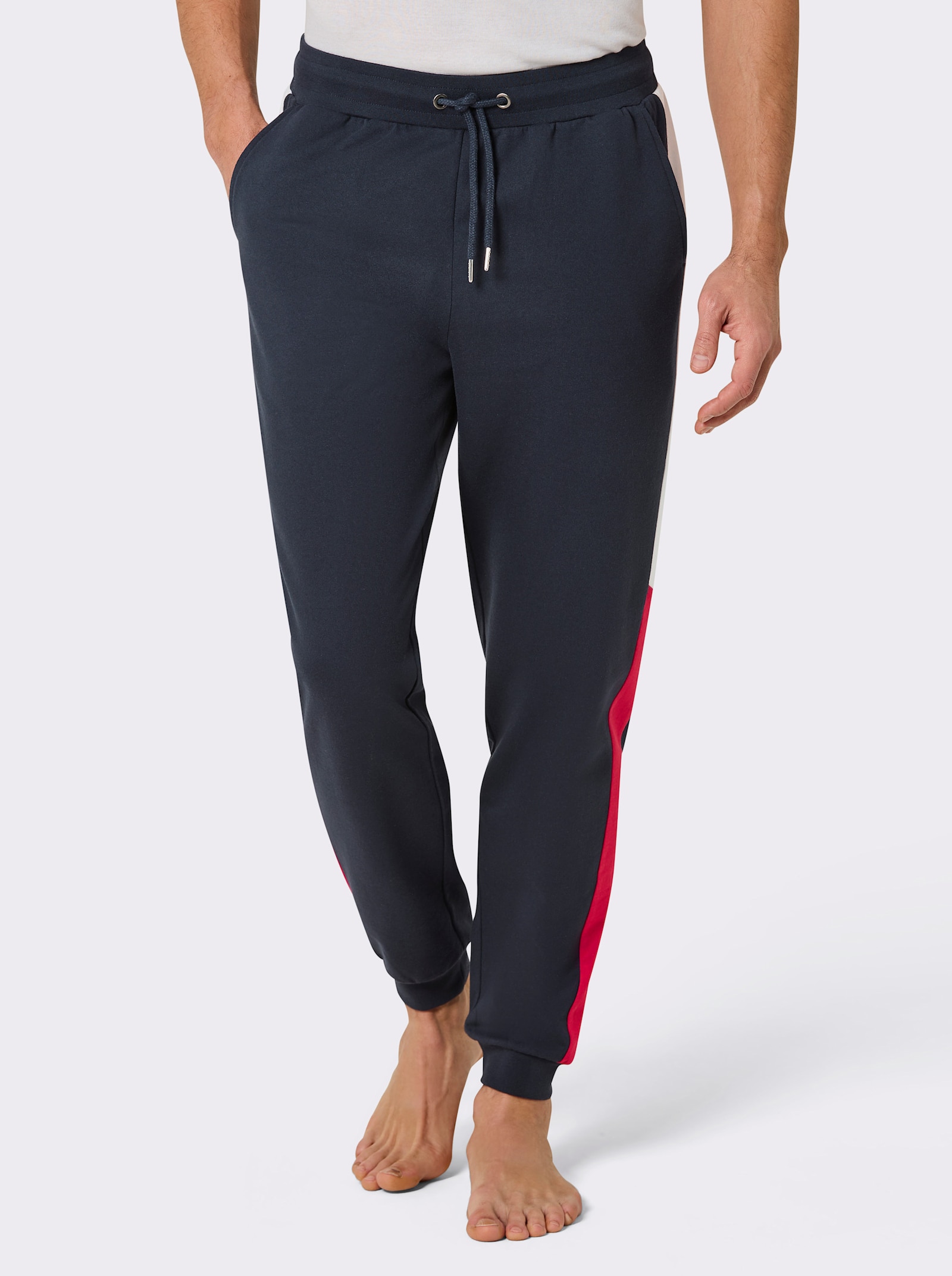 feel good Hose - marine-dunkelrot