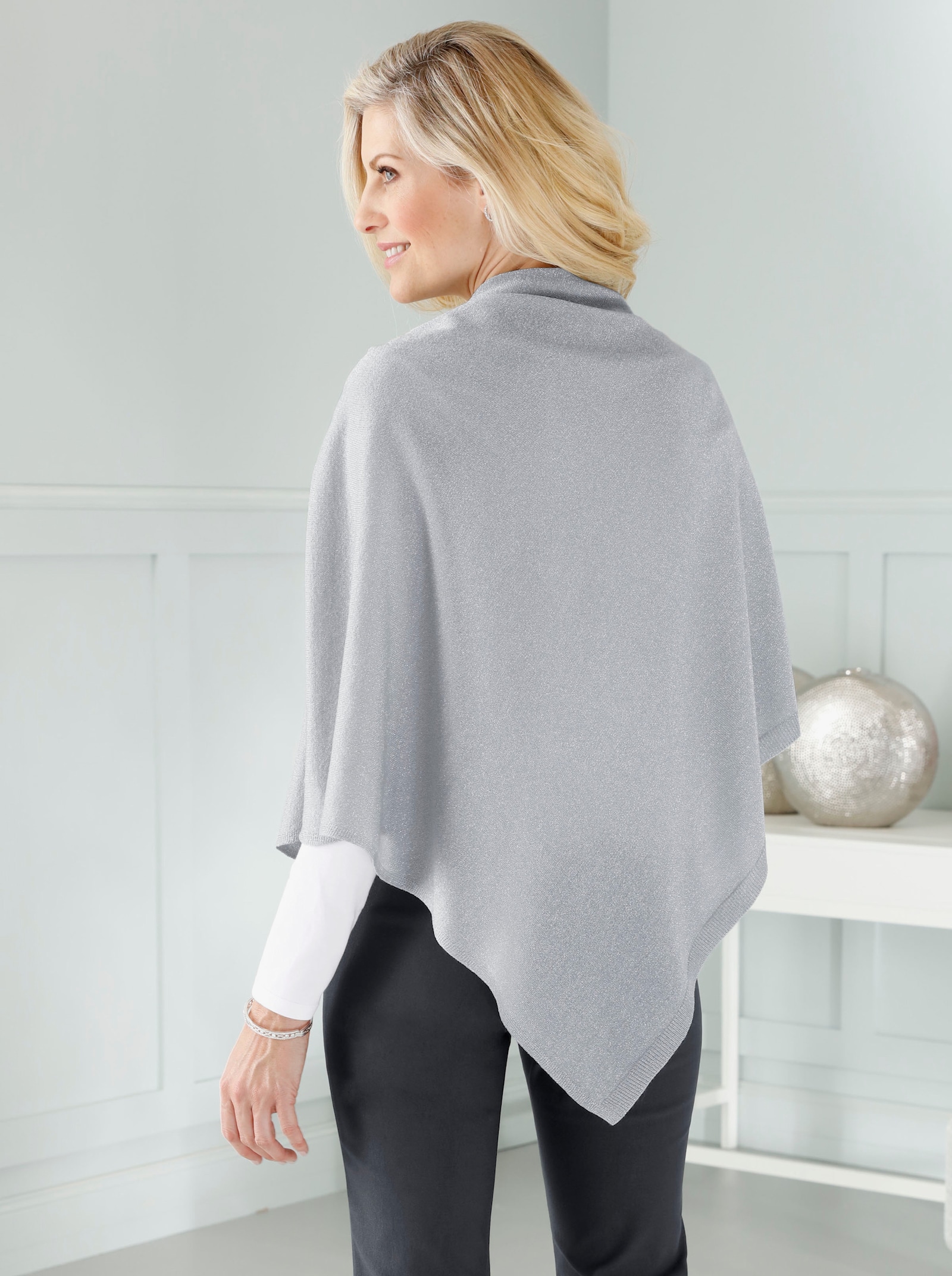 Bengalinebroek met sierritssluitingen - antraciet