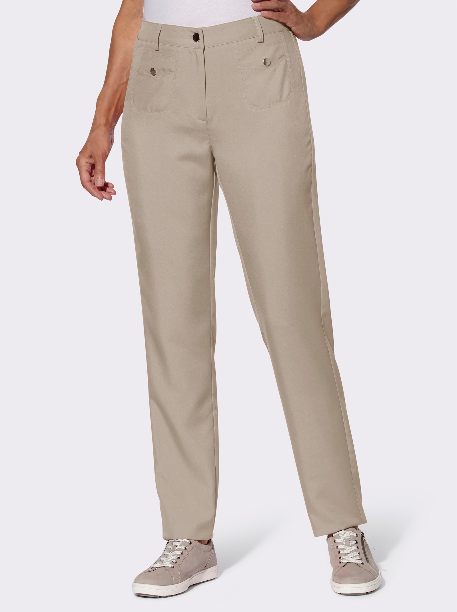 Byxa + resårlinning i sidan - sesam