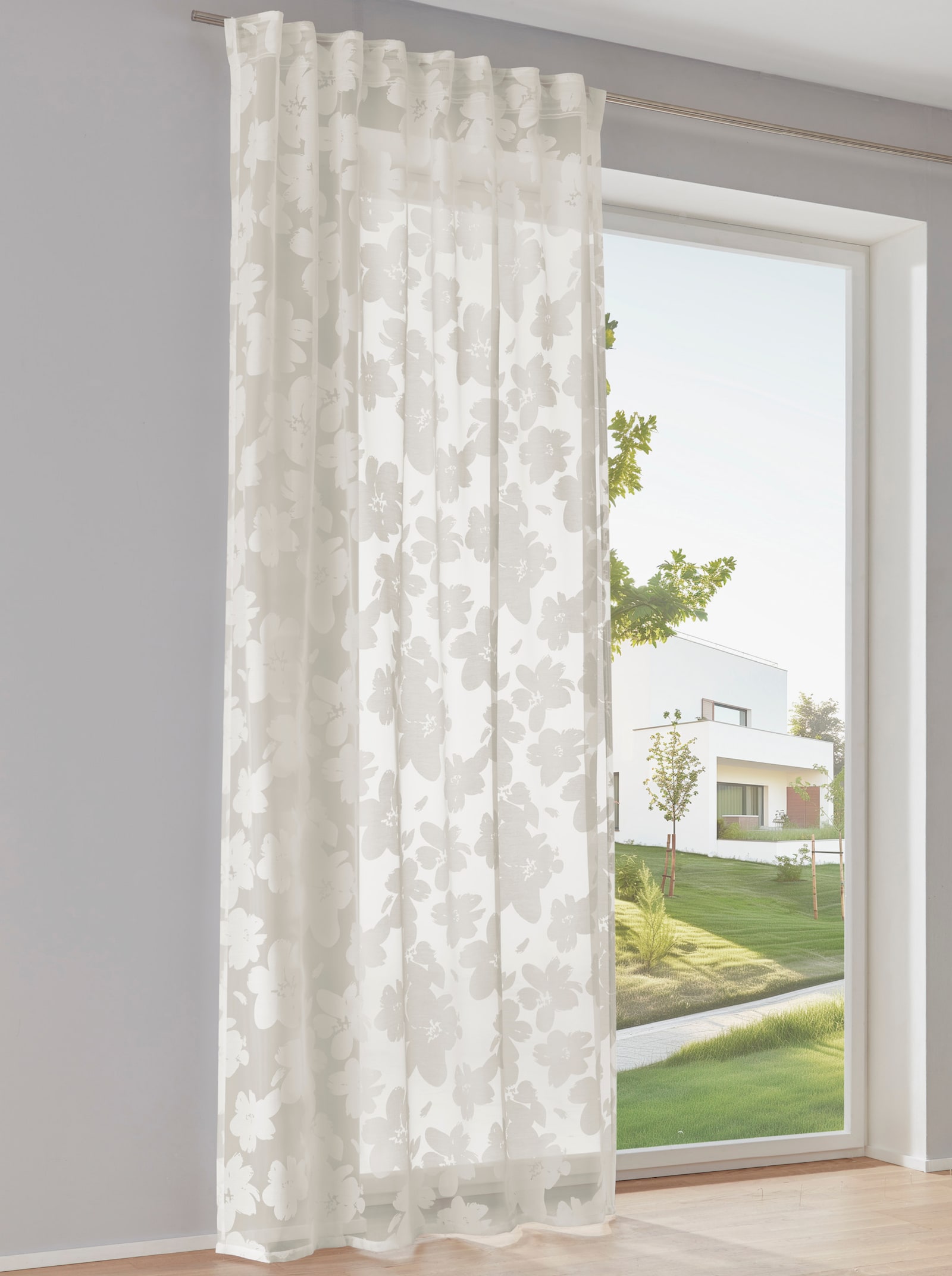 heine home Decoratieve vitrage - offwhite