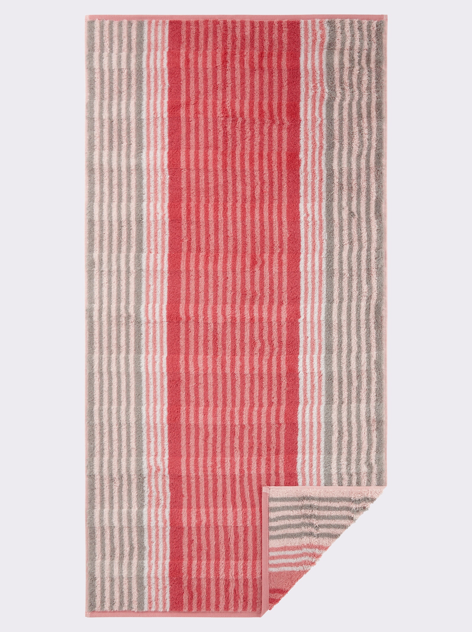 Cawö Handtuch - flamingo-gestreift
