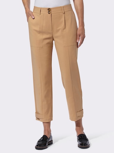 7/8-Hose mit weitenregulierbarem Saum - camel