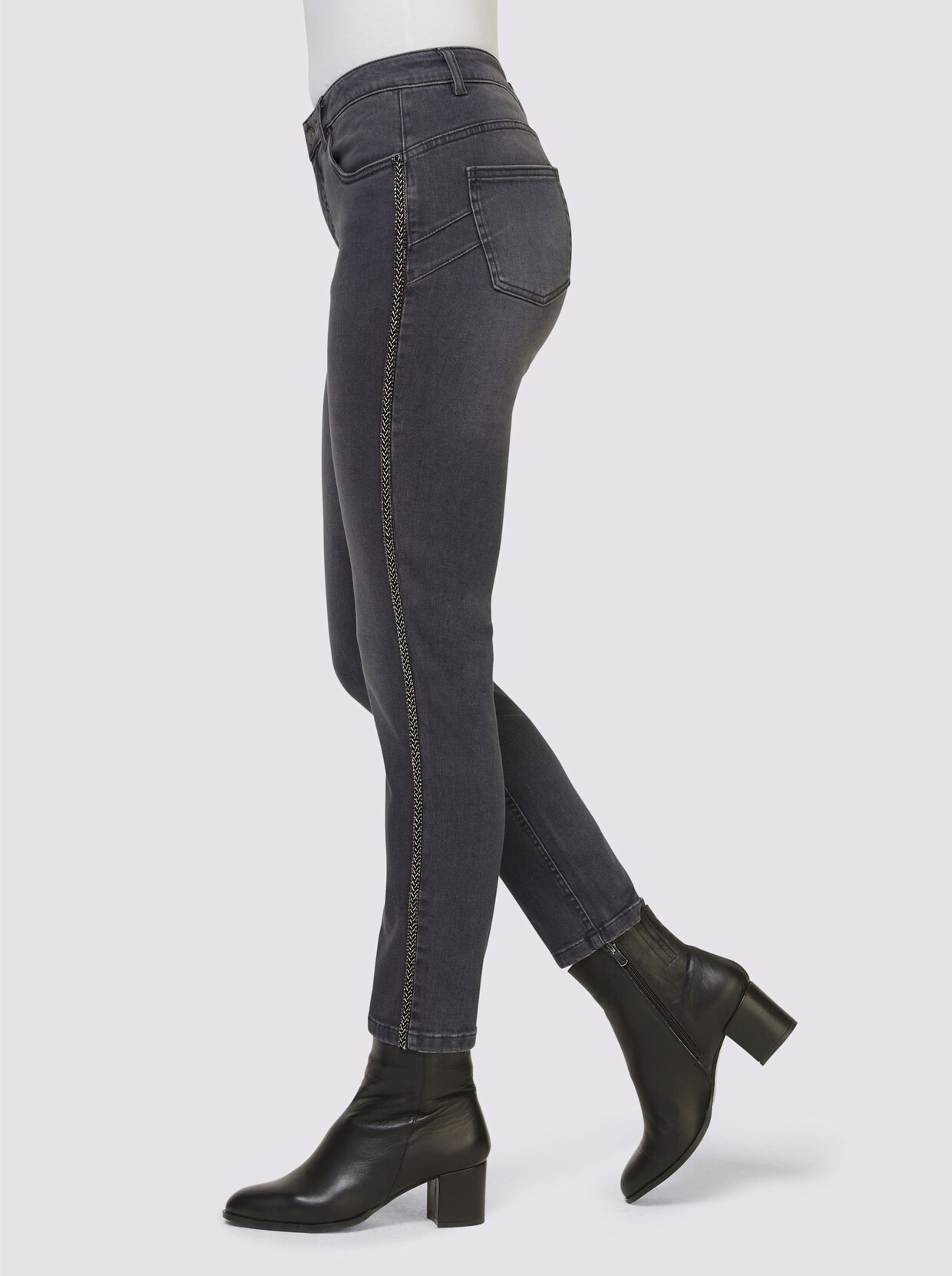 heine Push-up-Jeans - dark grey-denim