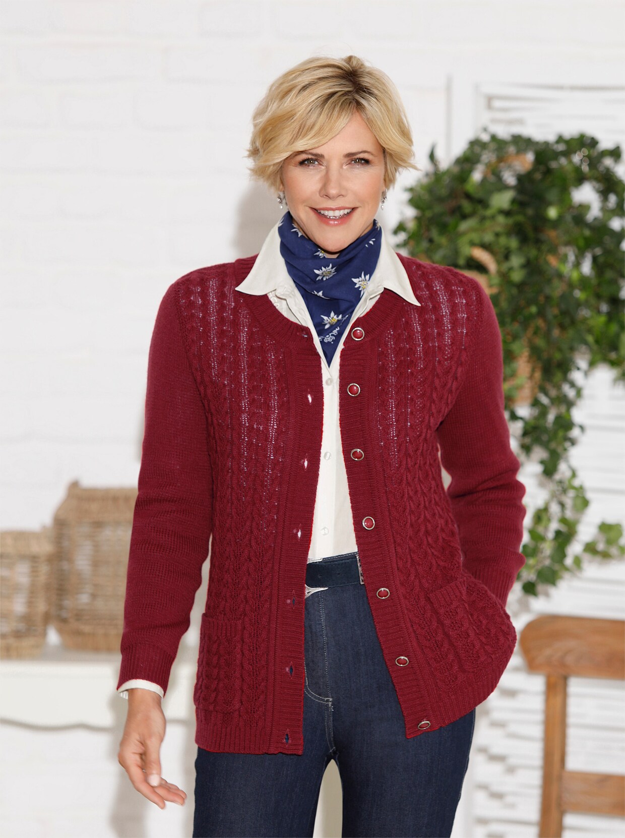 Cardigan - kirsche