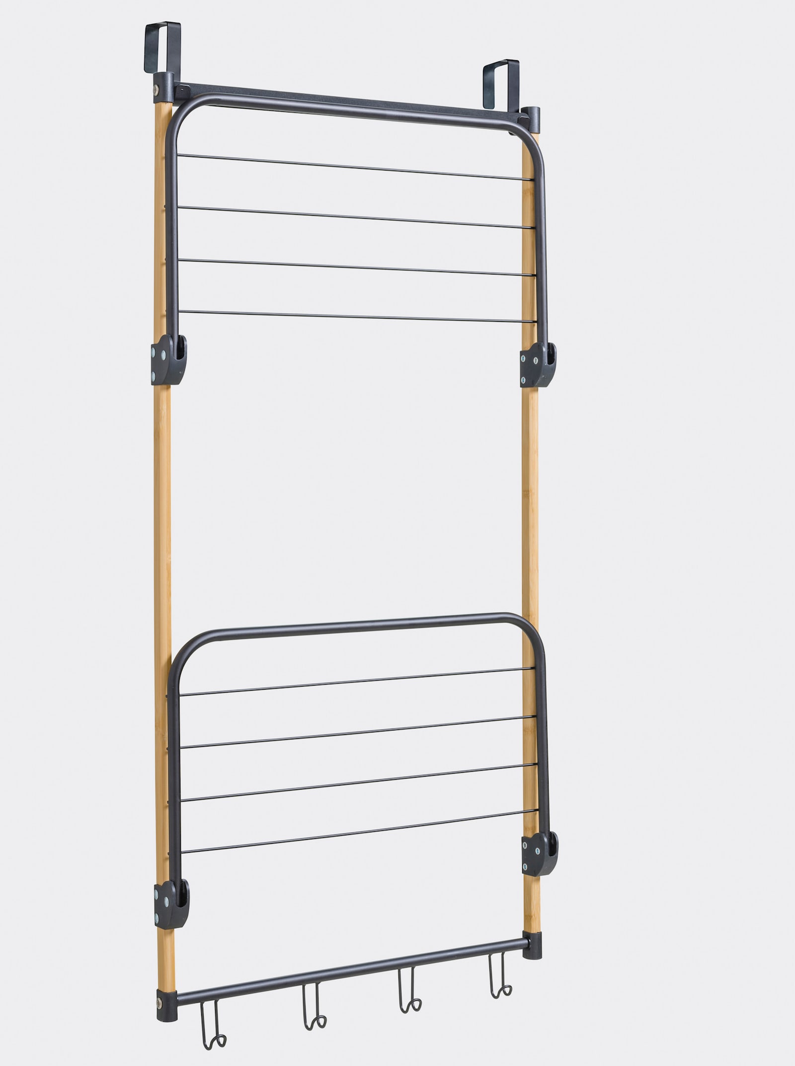 heine home Séchoir à linge - noir-naturel