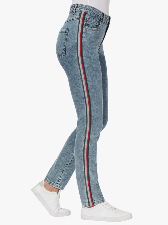 Jeans - blue-bleached