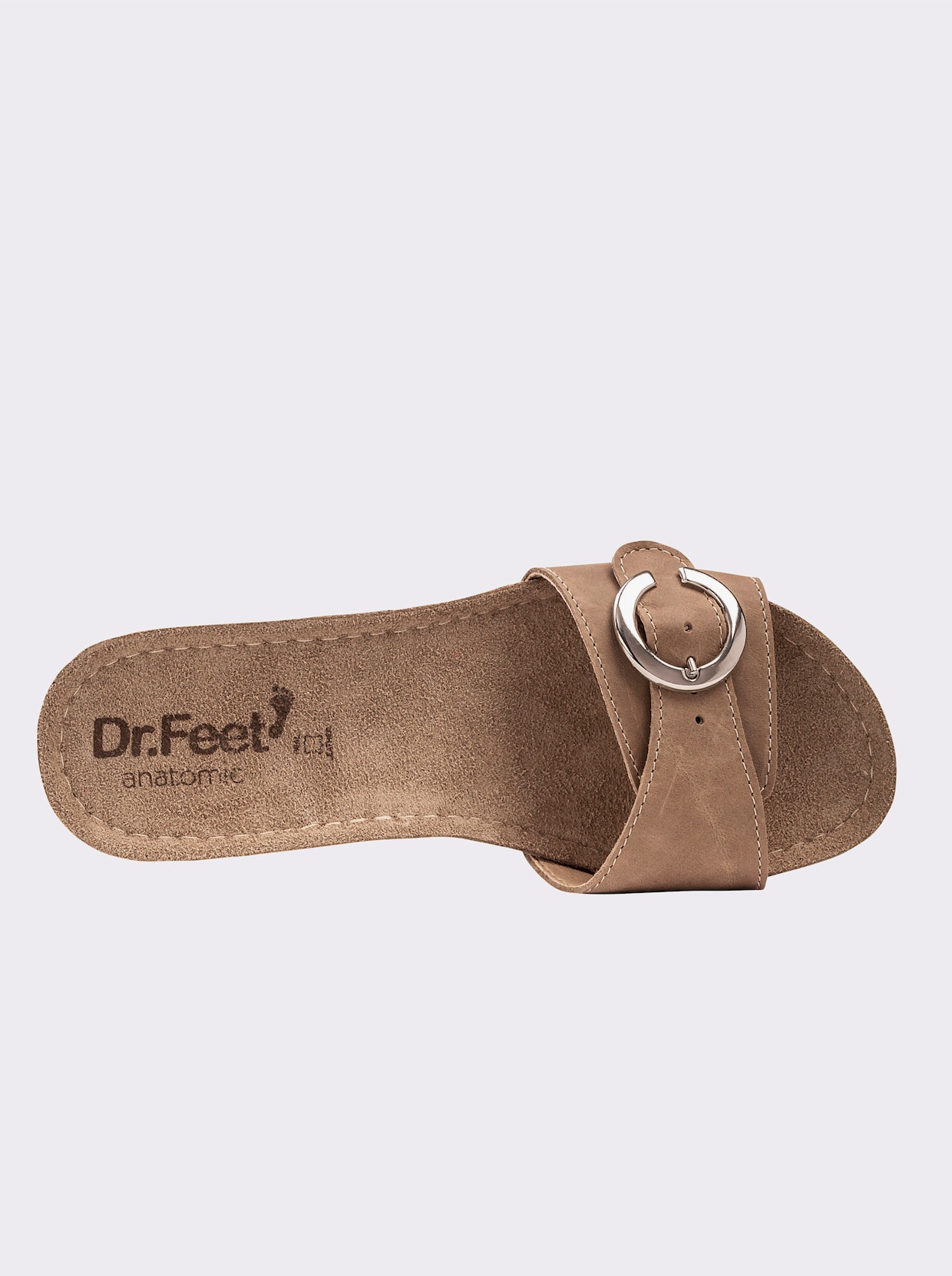 Dr. Feet Huisschoenen - taupe