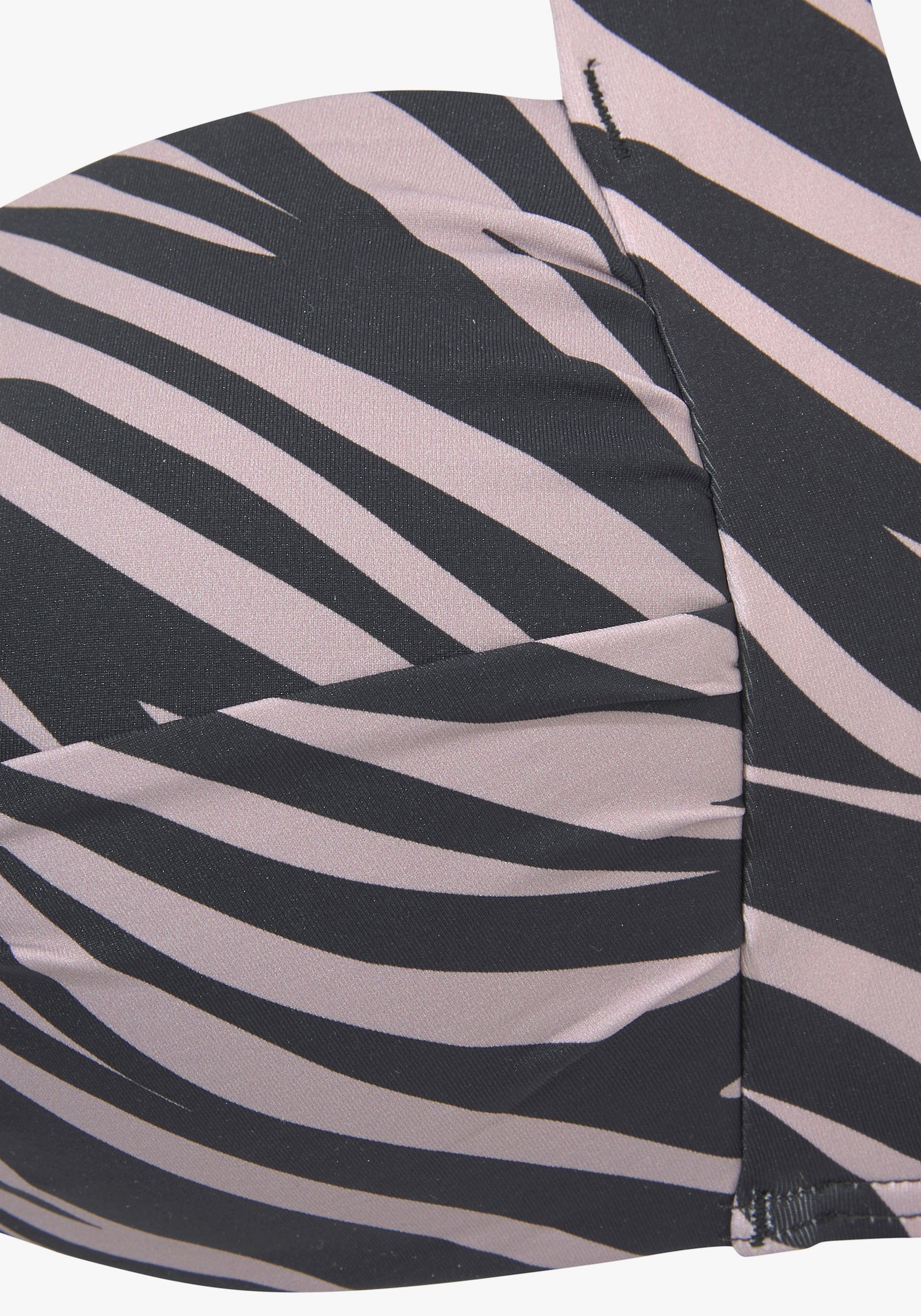 LASCANA Bandeau-Bikini-Top - schwarz-bedruckt