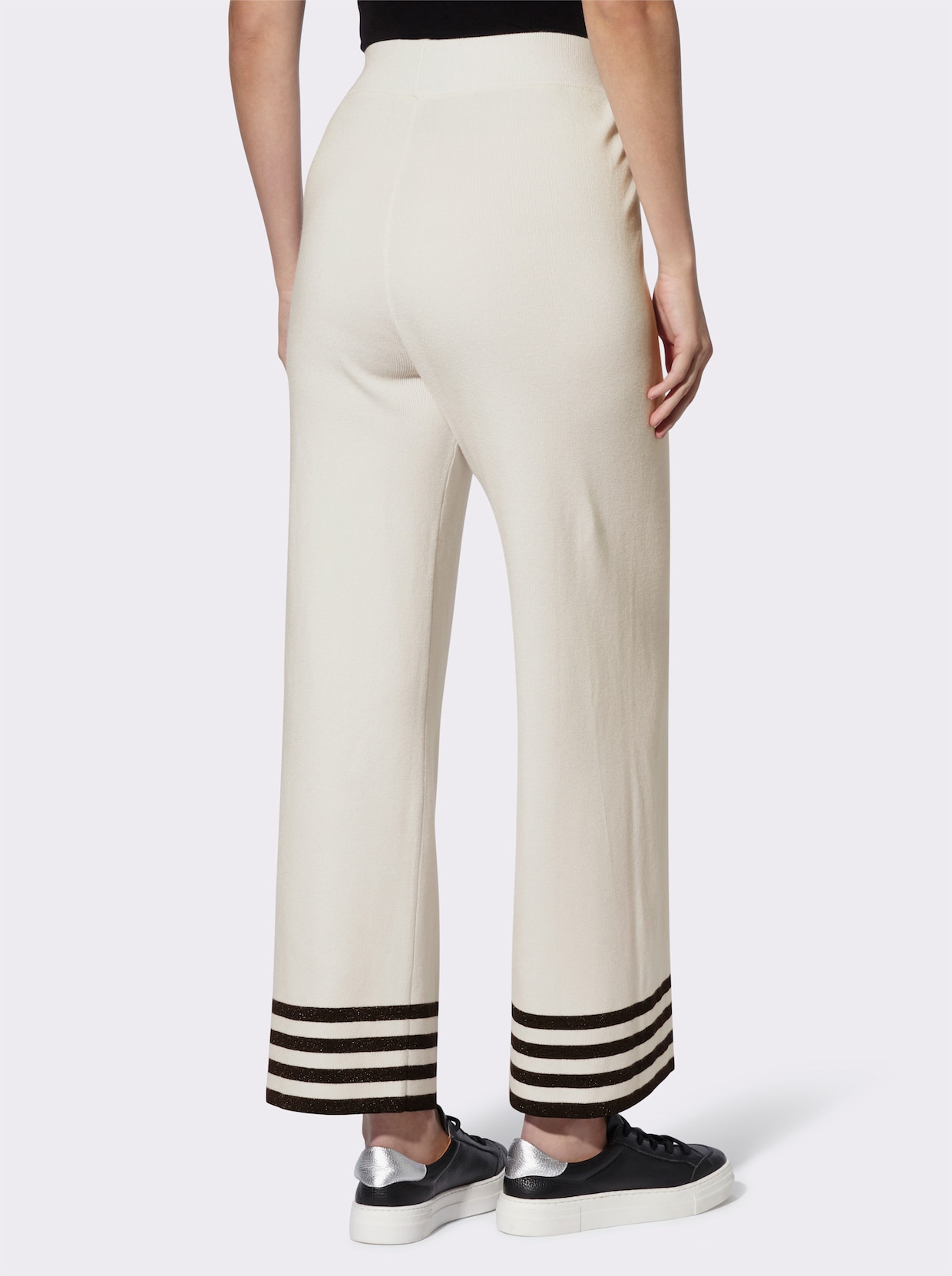 heine Broek van tricot - ecru