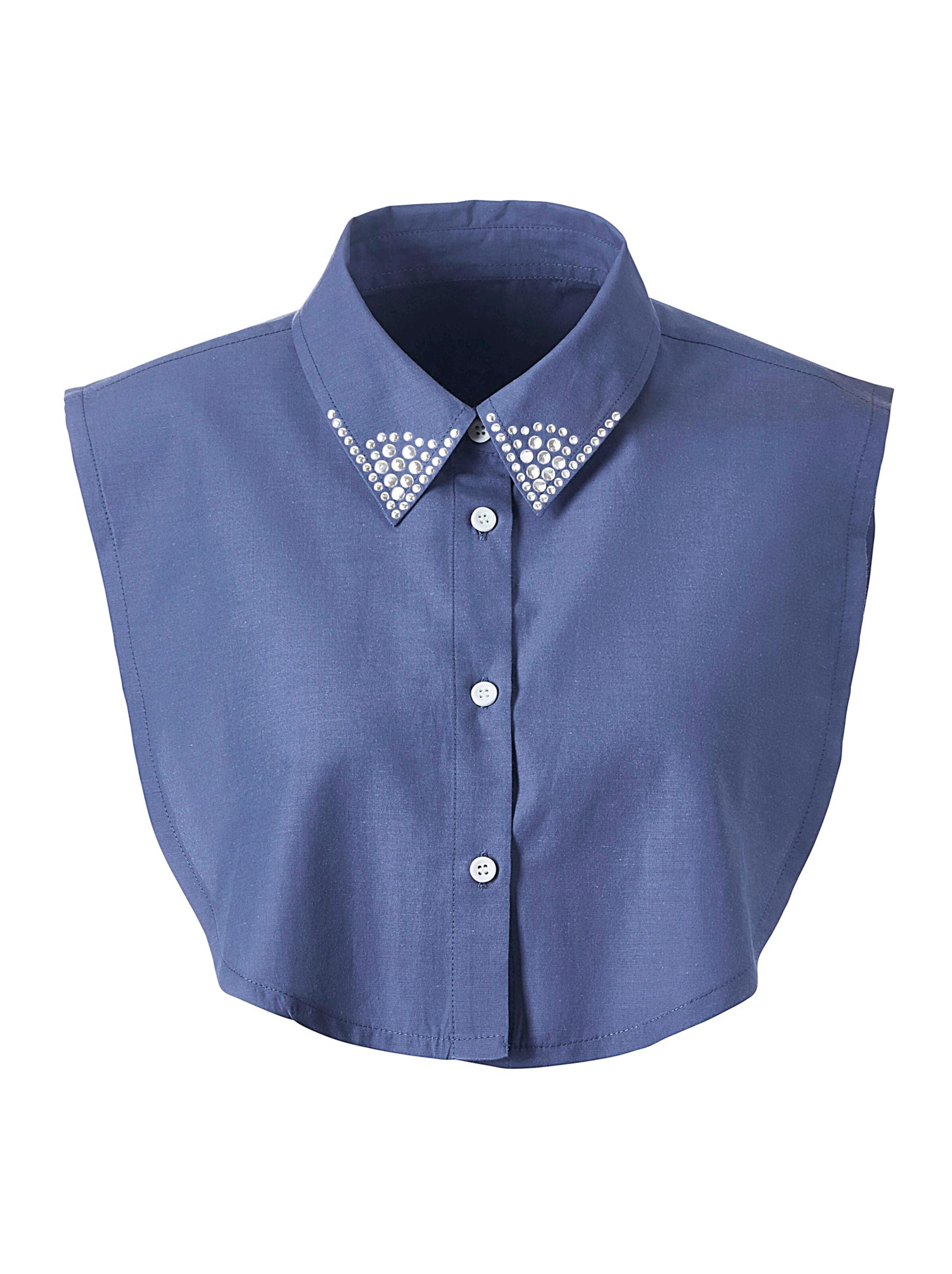 Blusenkragen - blue-stone-washed