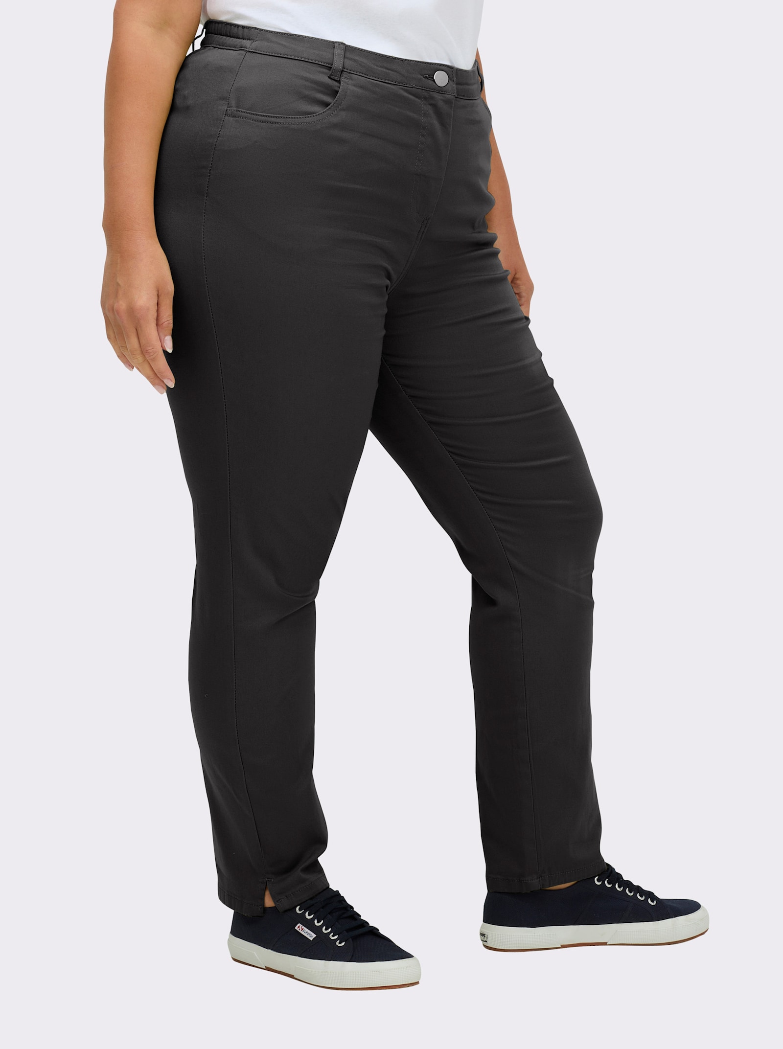 Jeans mit Stretch-Anteil - schwarz