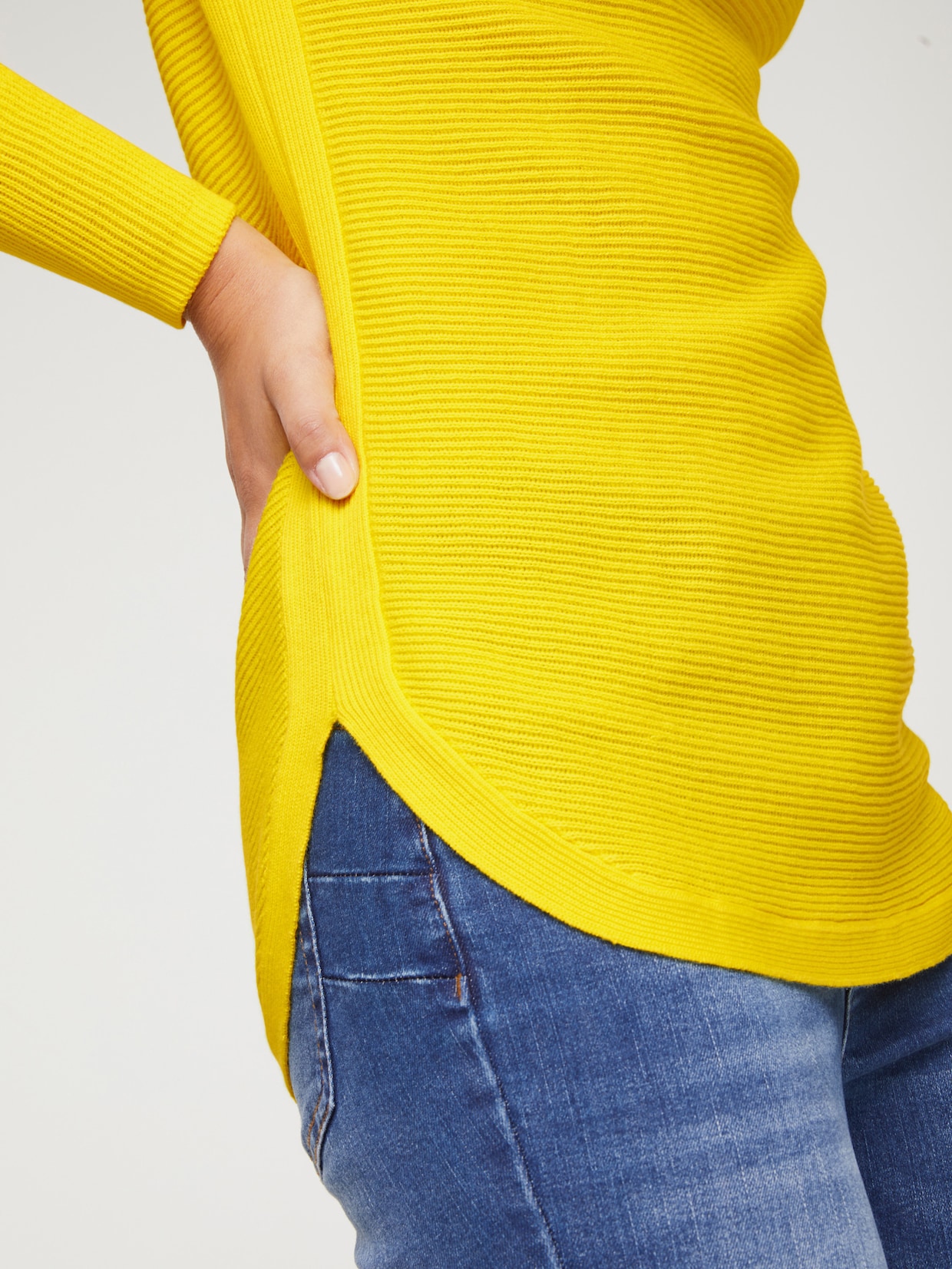 heine Pull en tricot fin - citron