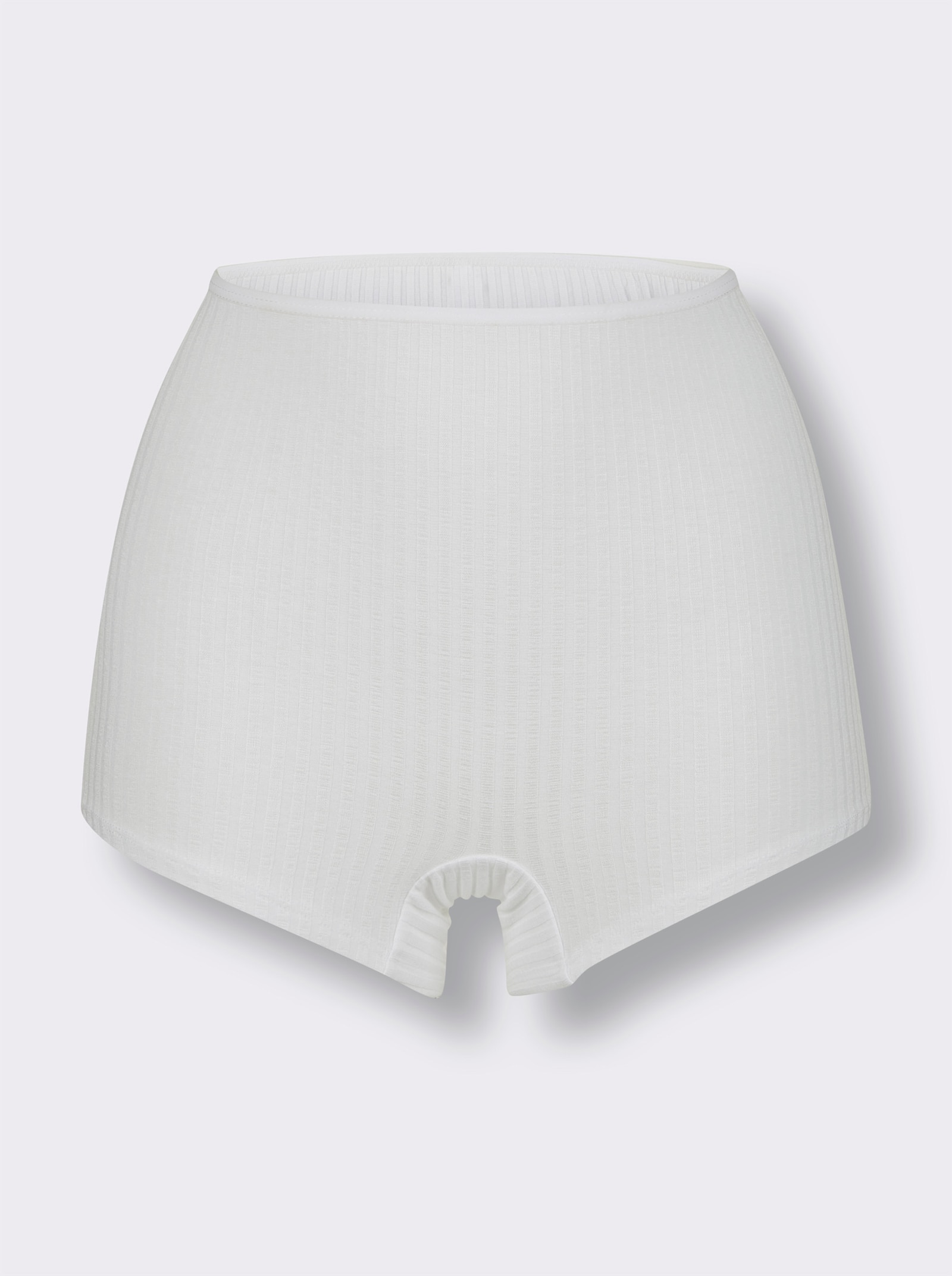 wäschepur Nohavičky, jemné rebrovanie - biela