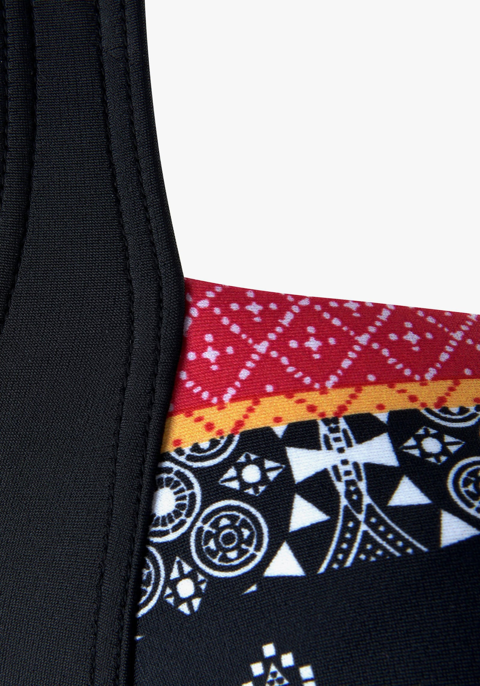 LASCANA Badeanzug - schwarz-bedruckt