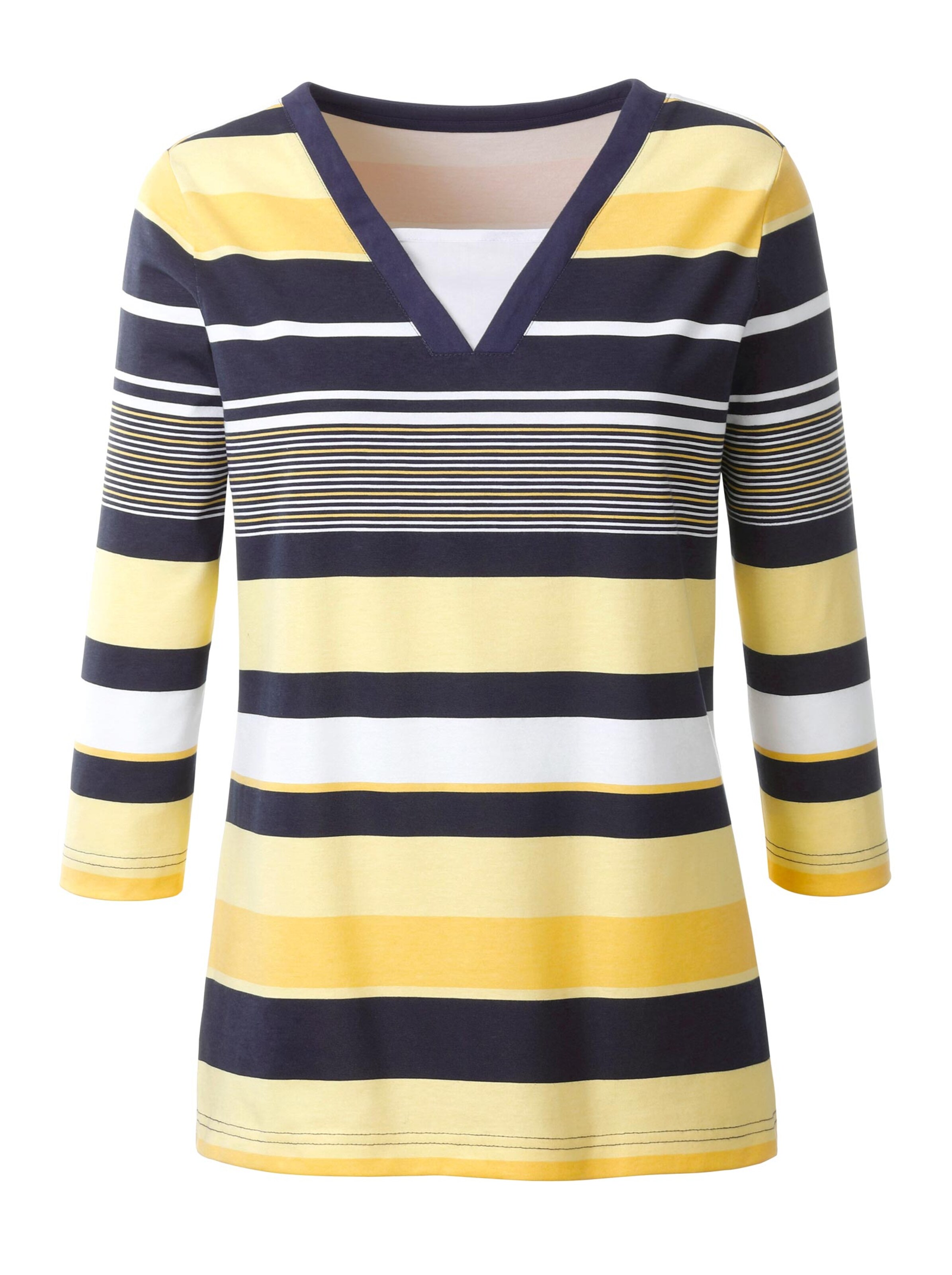 Shirt - gelb-gestreift