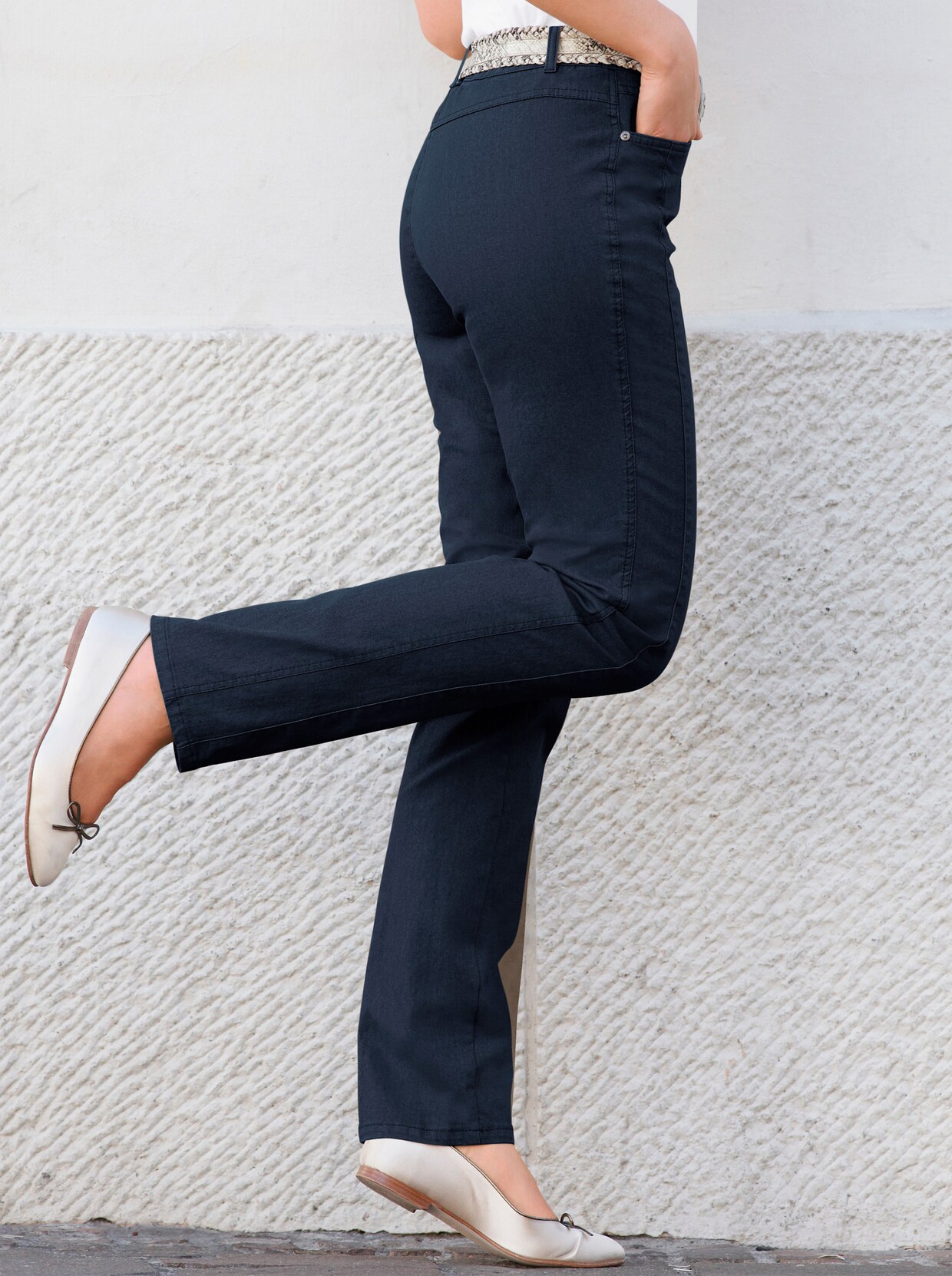 Cosma Rechte jeans - blue-stonewashed