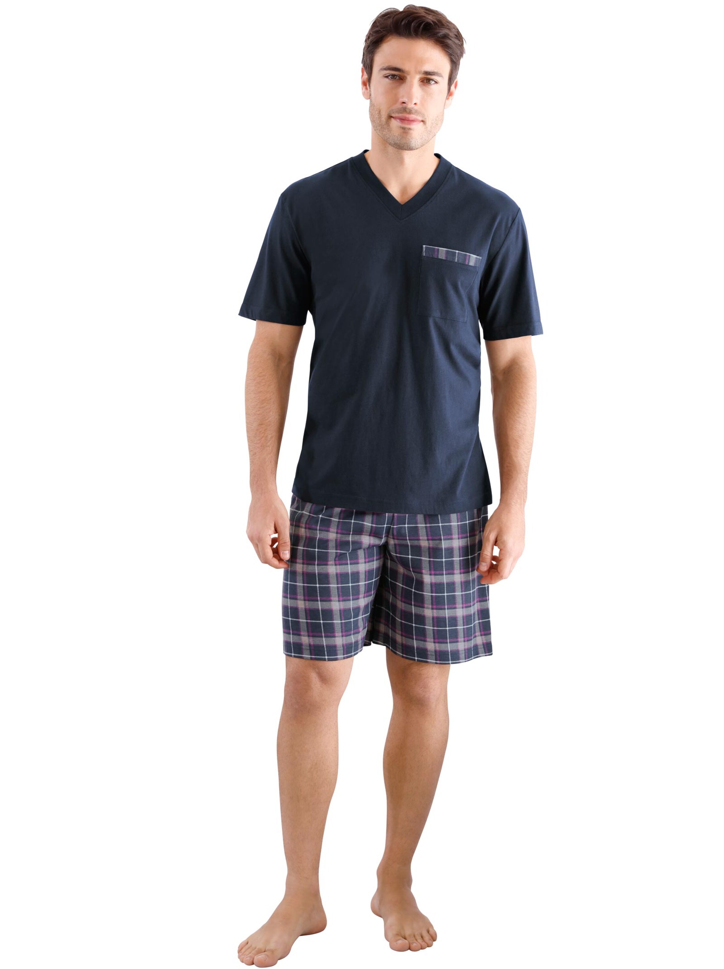 Shorty - marine-bedruckt