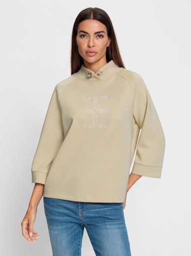 heine Sweatshirt mit 3/4-Arm - sand