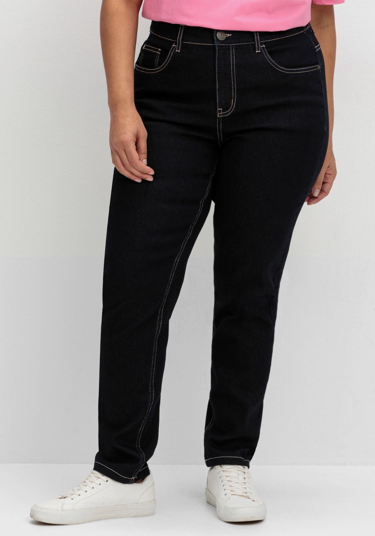 sheego Jeans - blue black denim