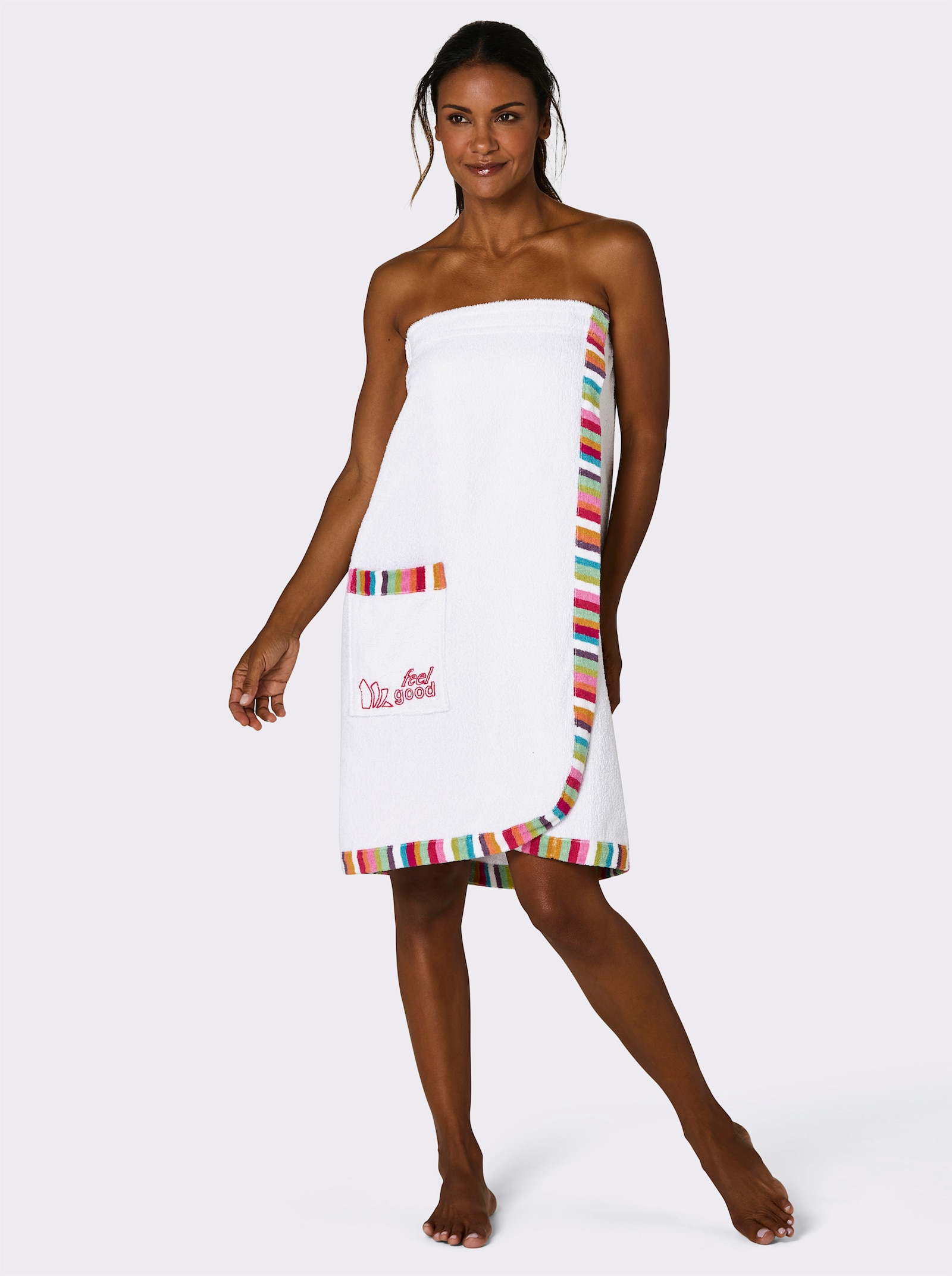 Serviette de sauna - blanc