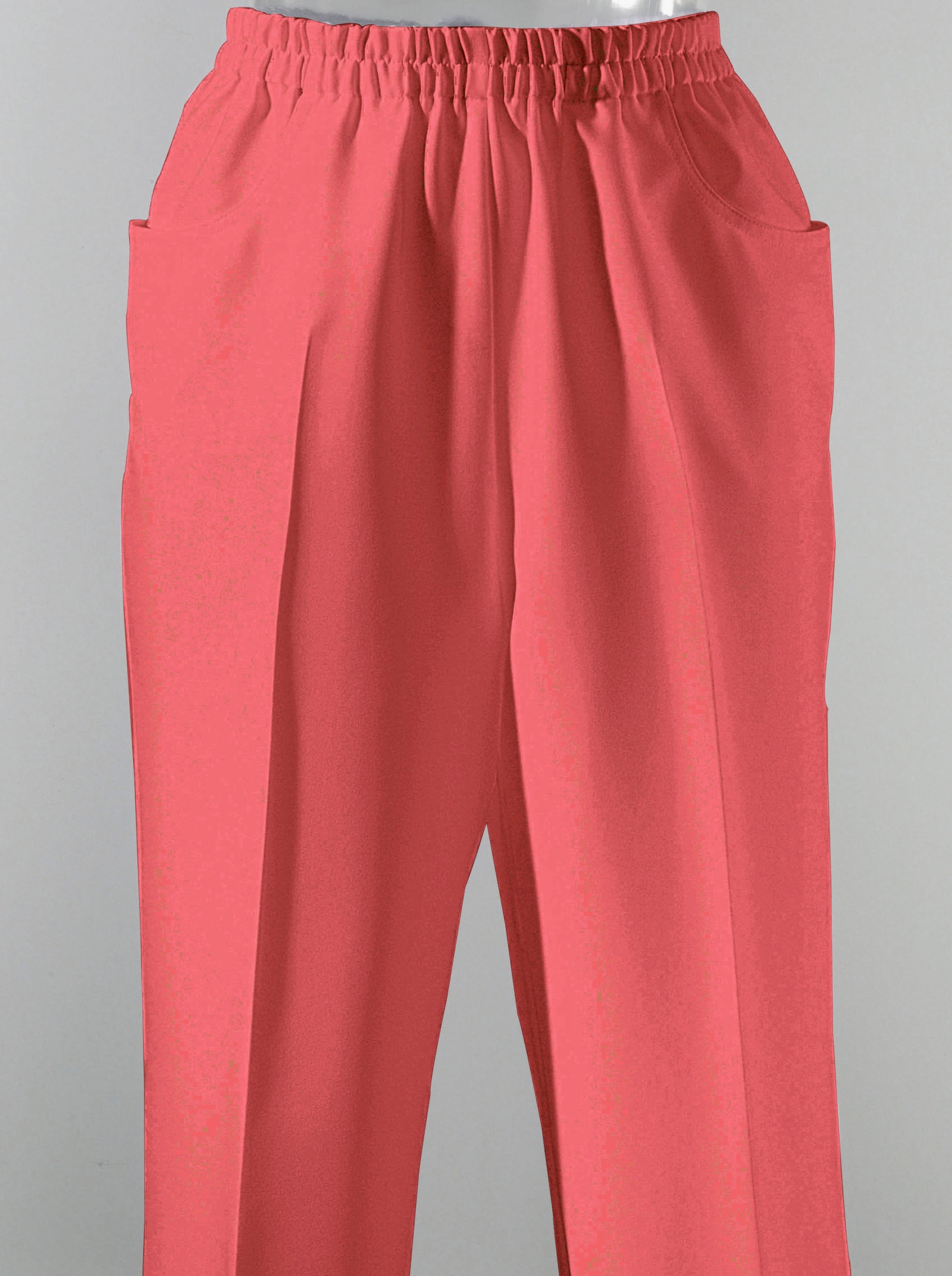 Caprihose mit Bügelfalte - grapefruit