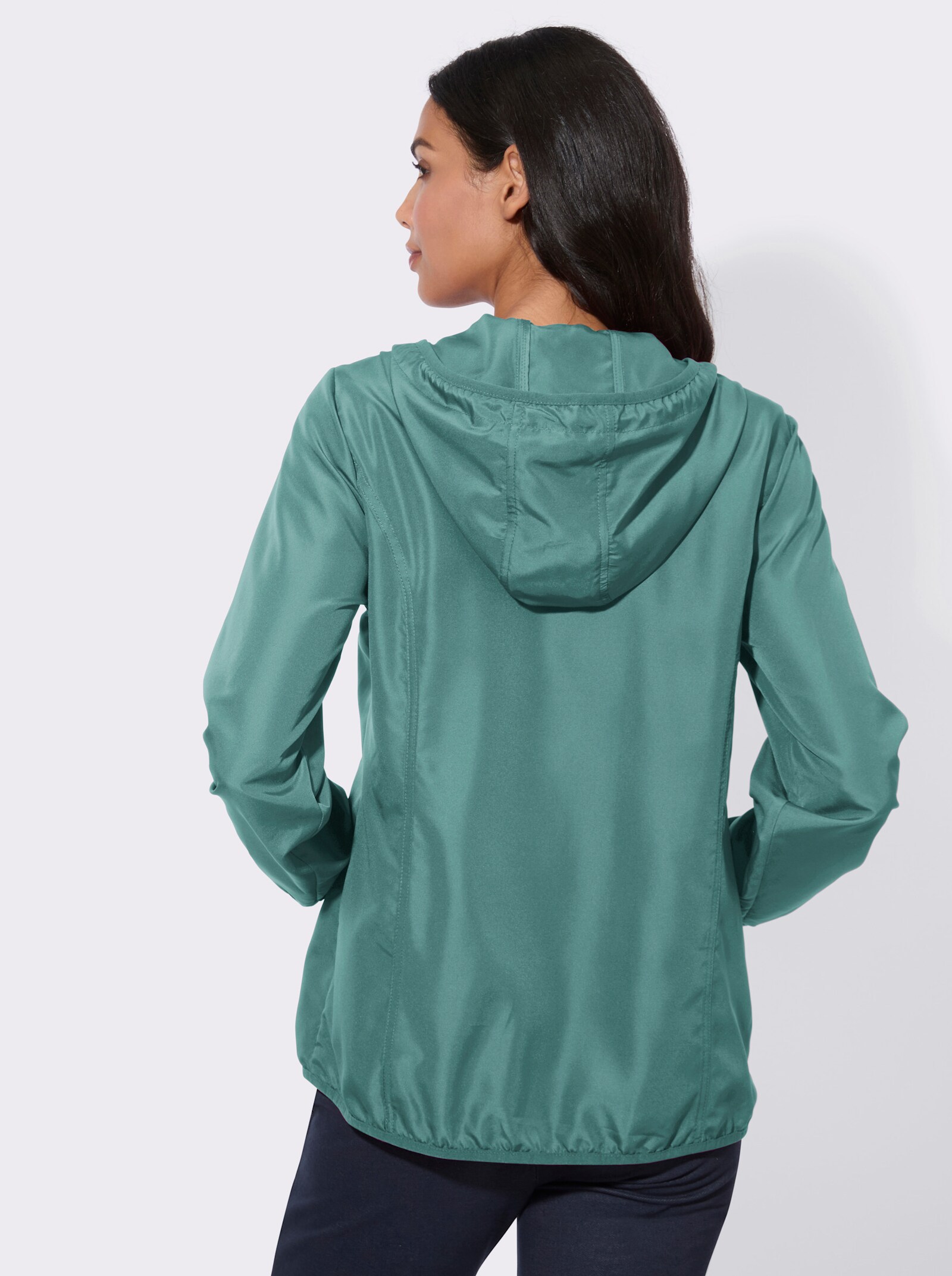 Funktionsjacke atmungsaktiv und wasserabweisend - salbei