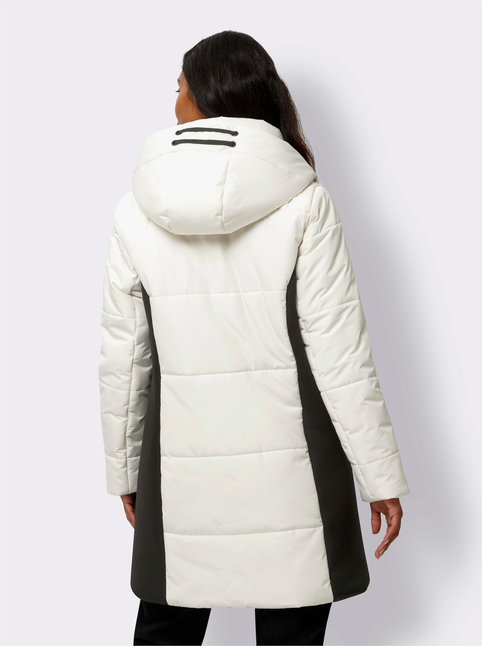 heine Longjacke mit Kapuze - champagner