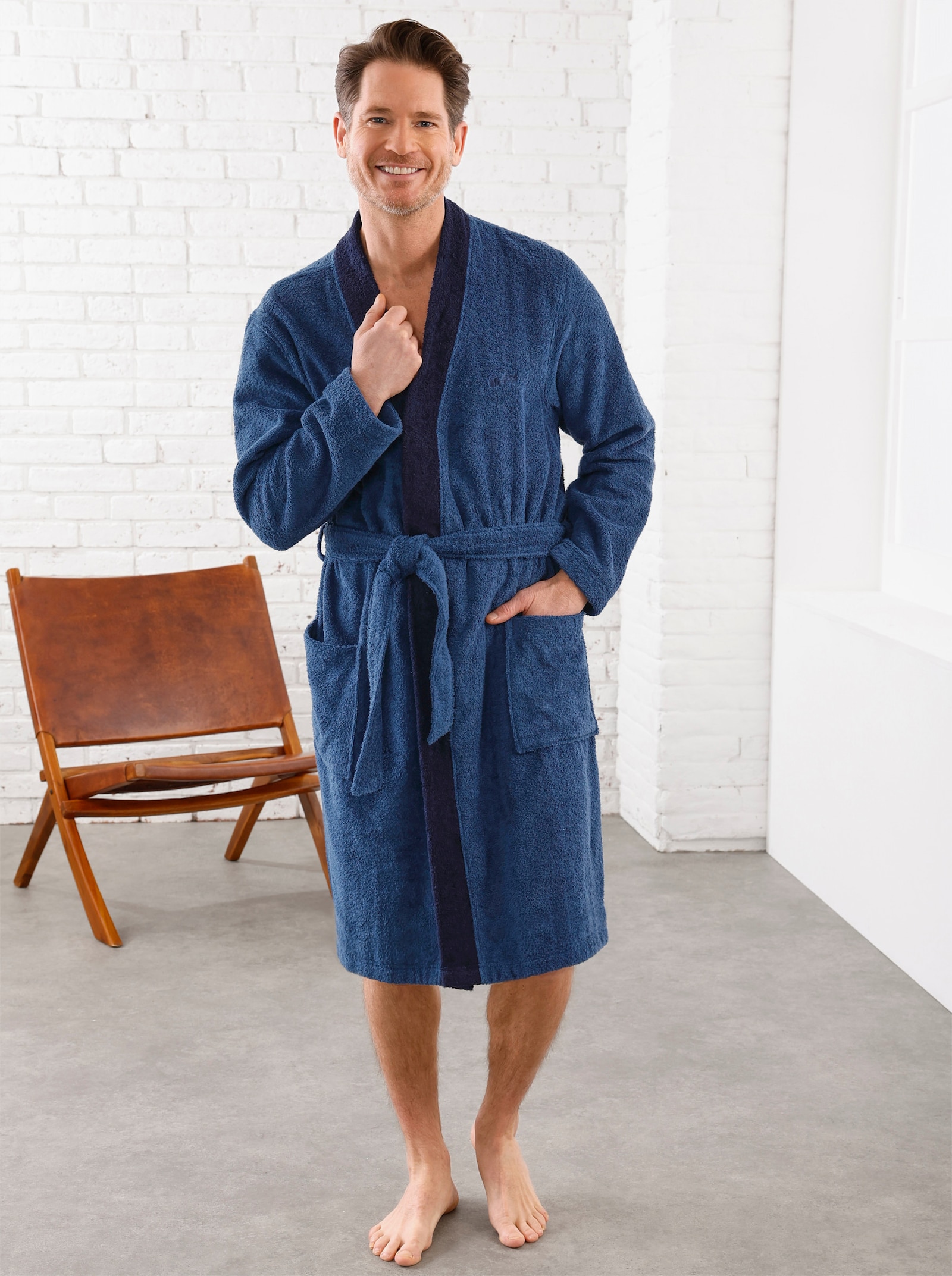 feel good Župan - džínová modrá