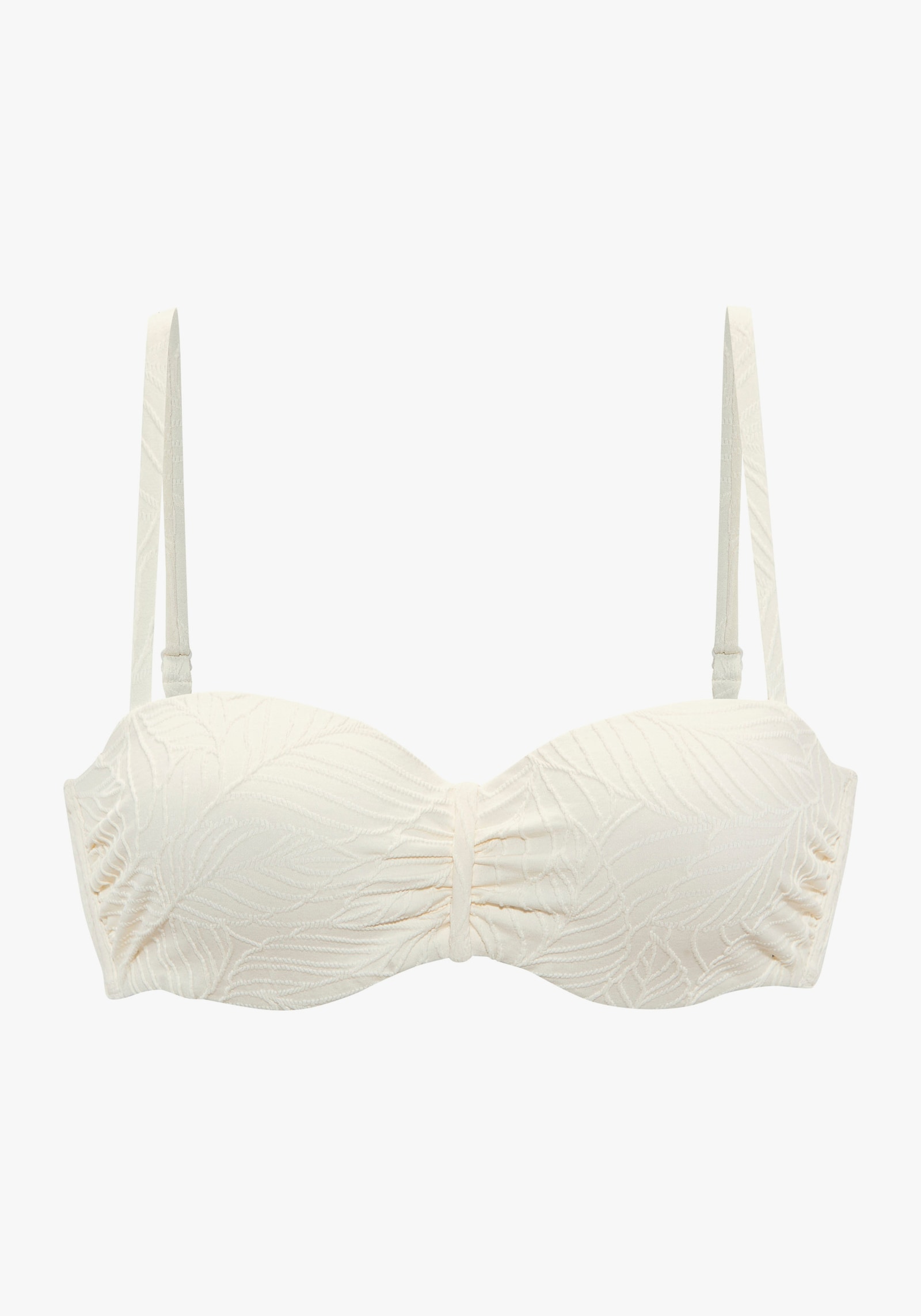 LASCANA Bügel-Bandeau-Bikini-Top - creme