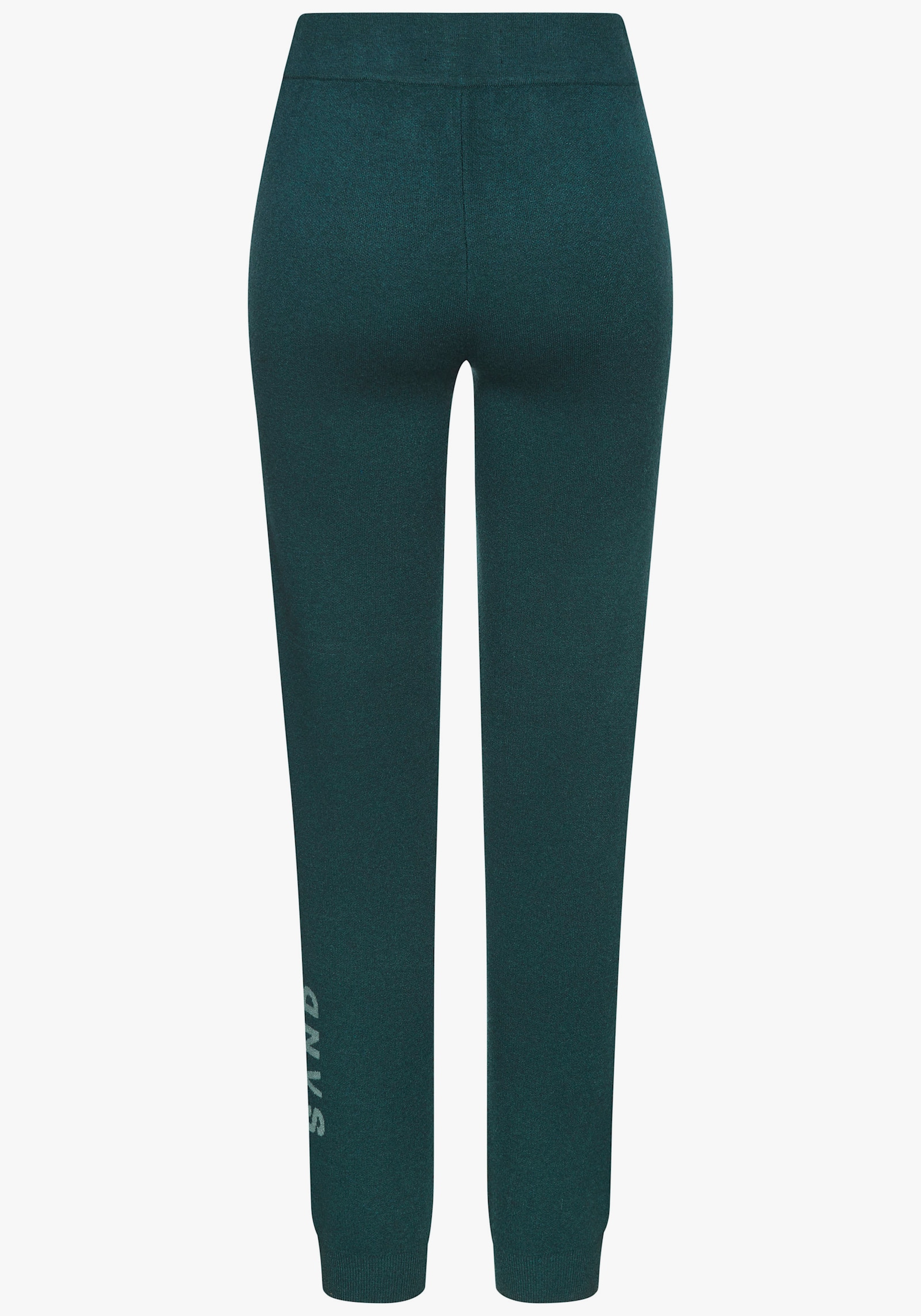 Elbsand Broek van tricot - petrol