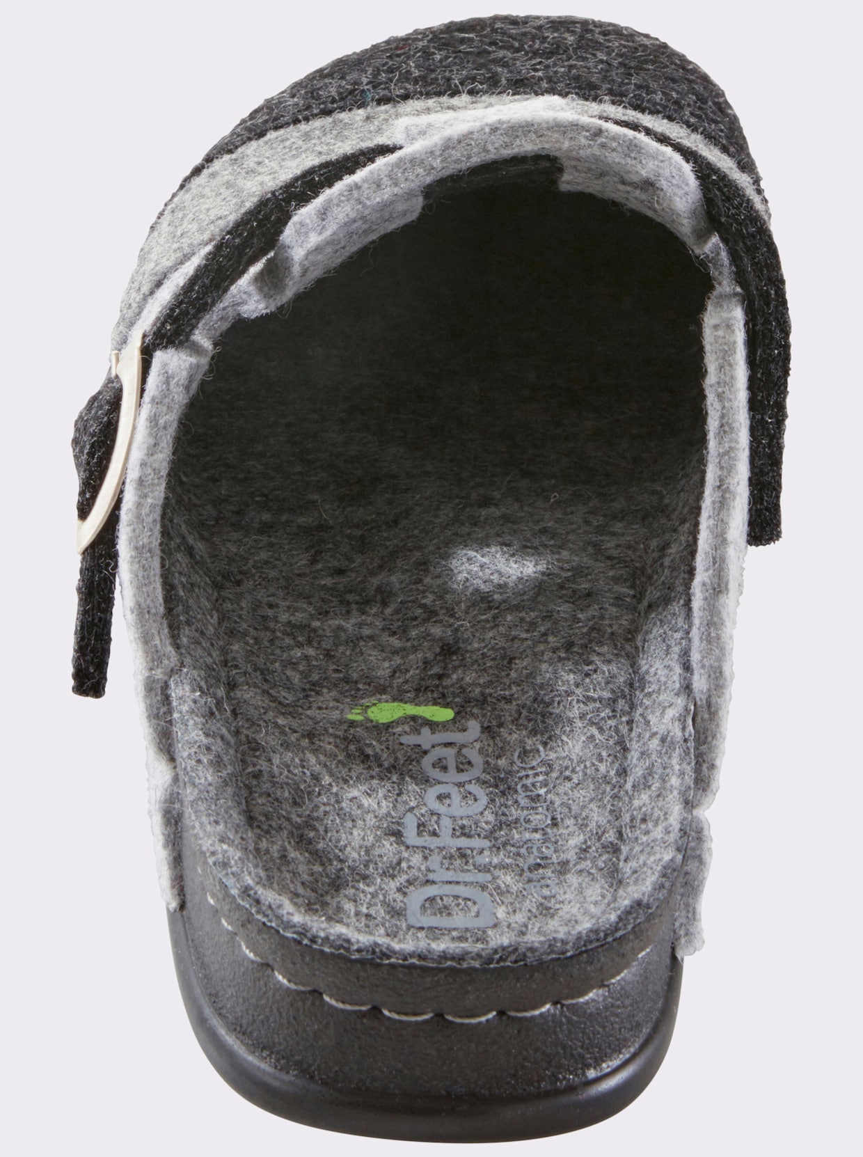 Dr. Feet Chaussons - gris à rayures