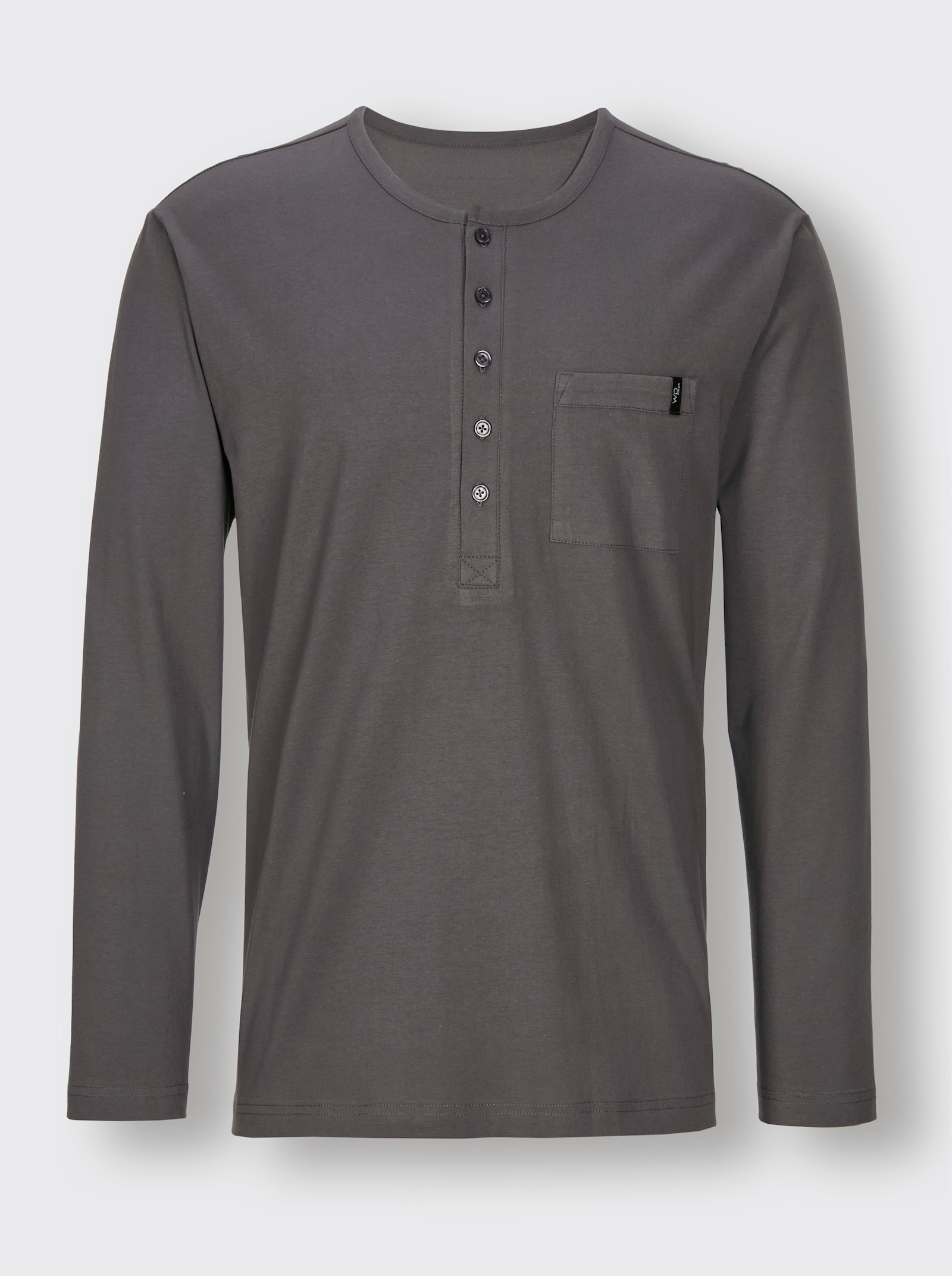 wäschepur men Schlafanzug-Shirts - burgund + anthrazit