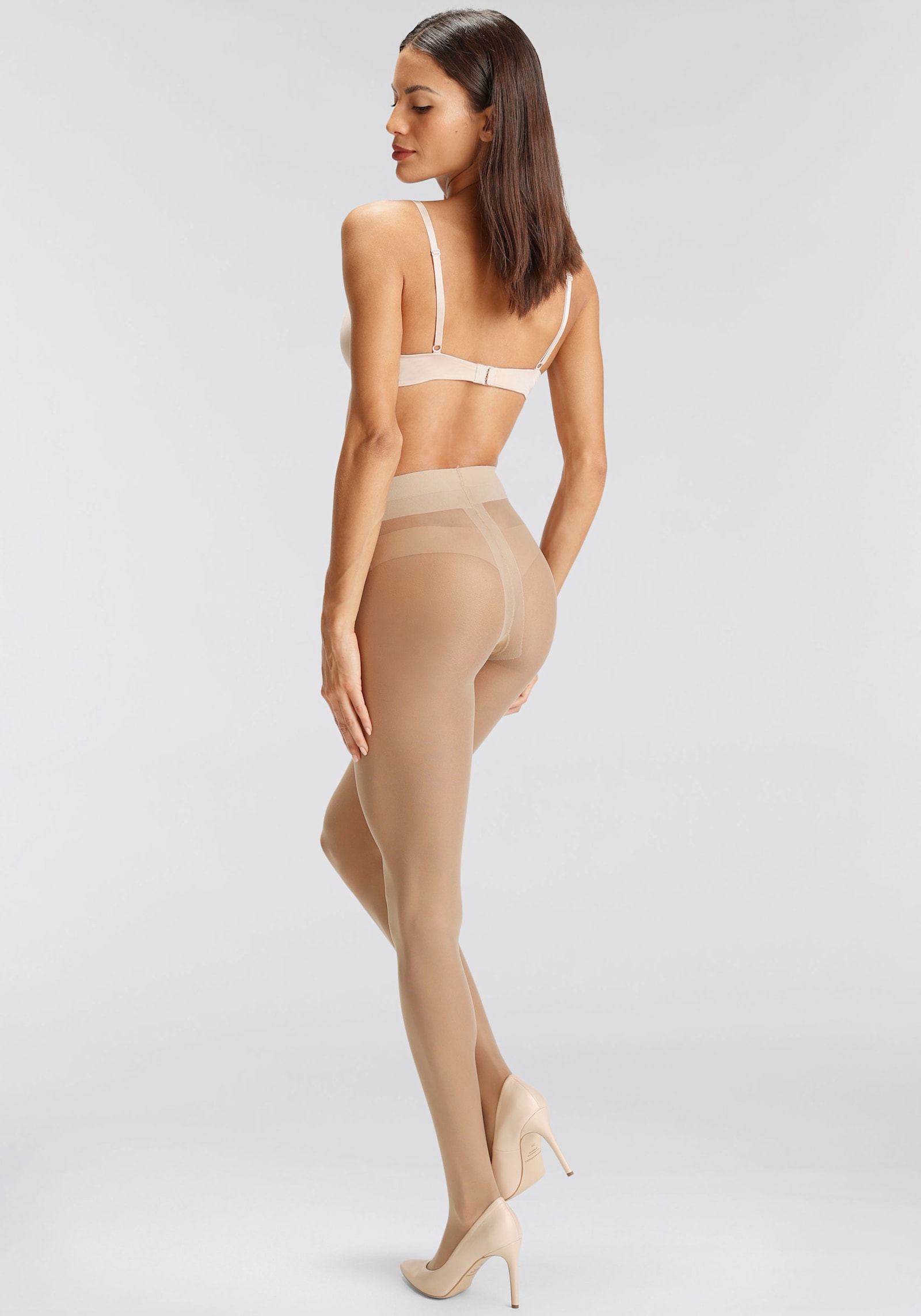 LASCANA Feinstrumpfhose - puder