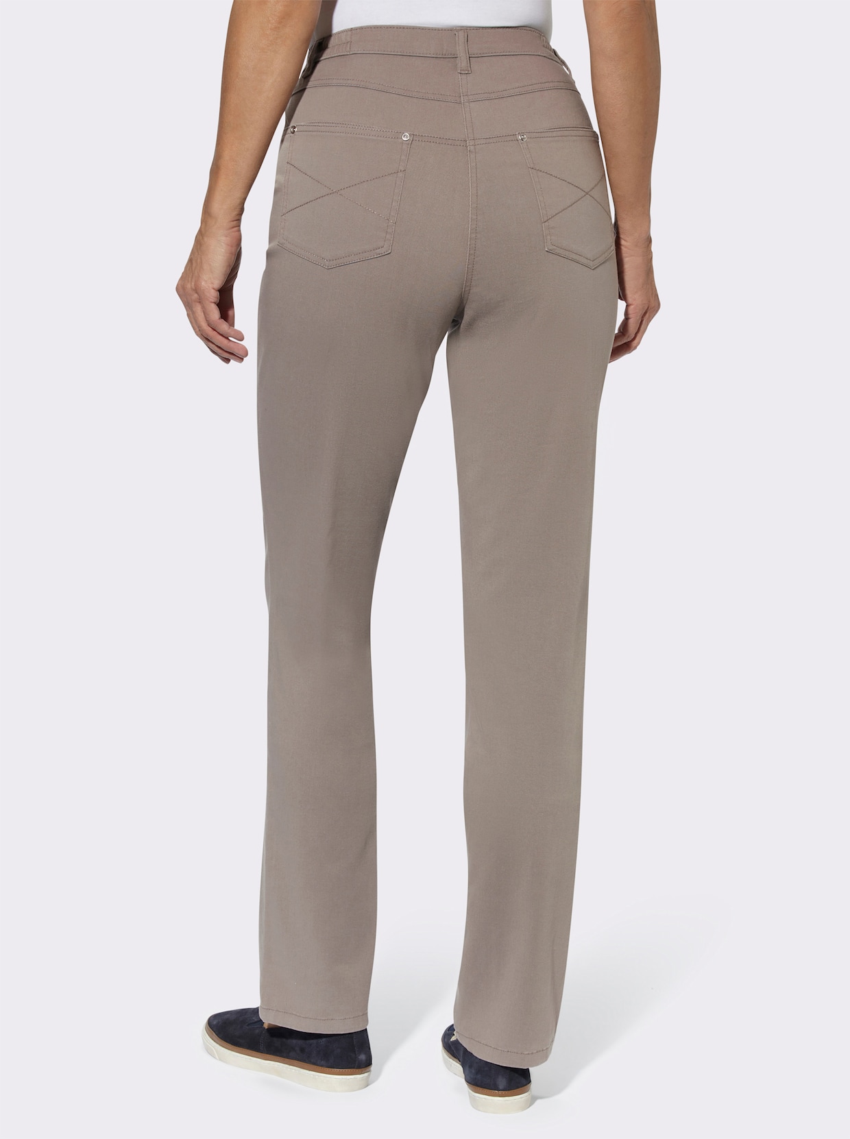 5-pocketjeans - taupe