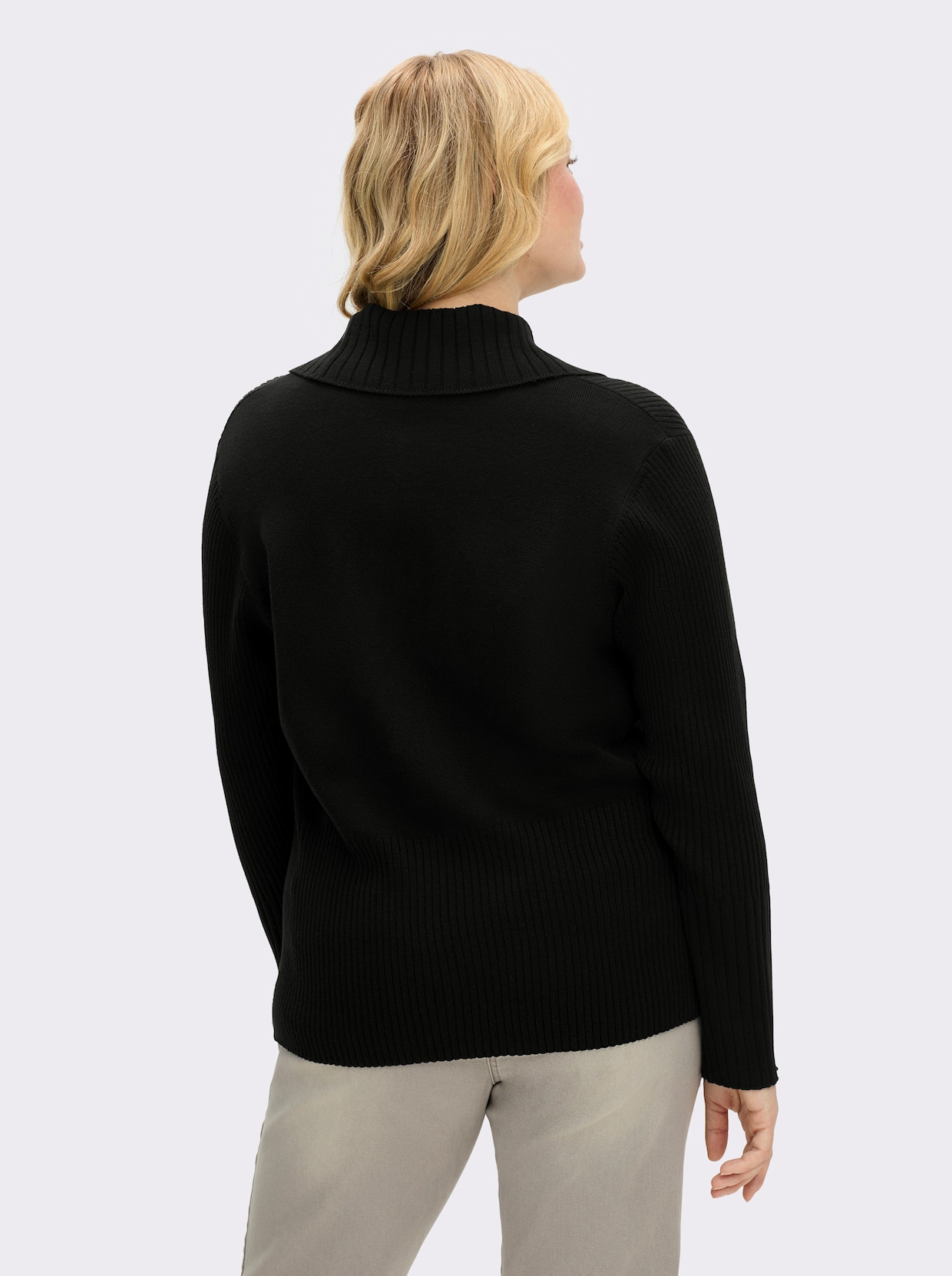 sheego by Joe Browns Pullover - schwarz