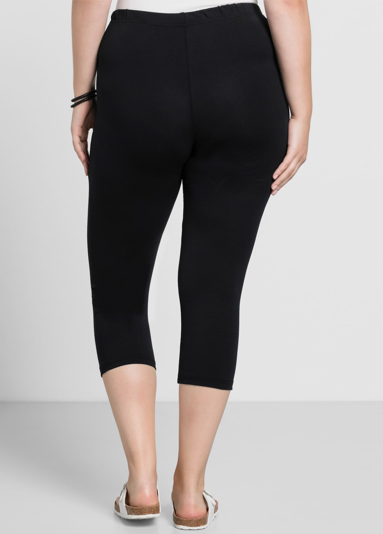 sheego Caprilegging - zwart