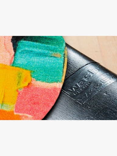 wash+dry by Kleen-Tex Fußmatte - gelb-bedruckt