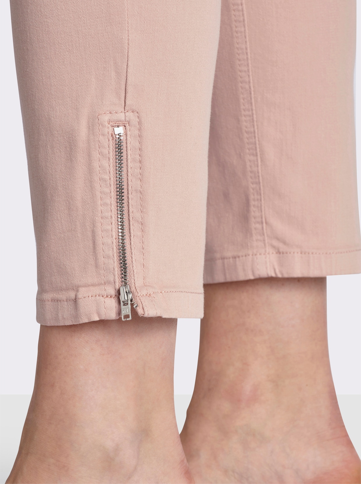 Ascari Stretch-Jeans mit Bauch-weg-Effekt - rosé