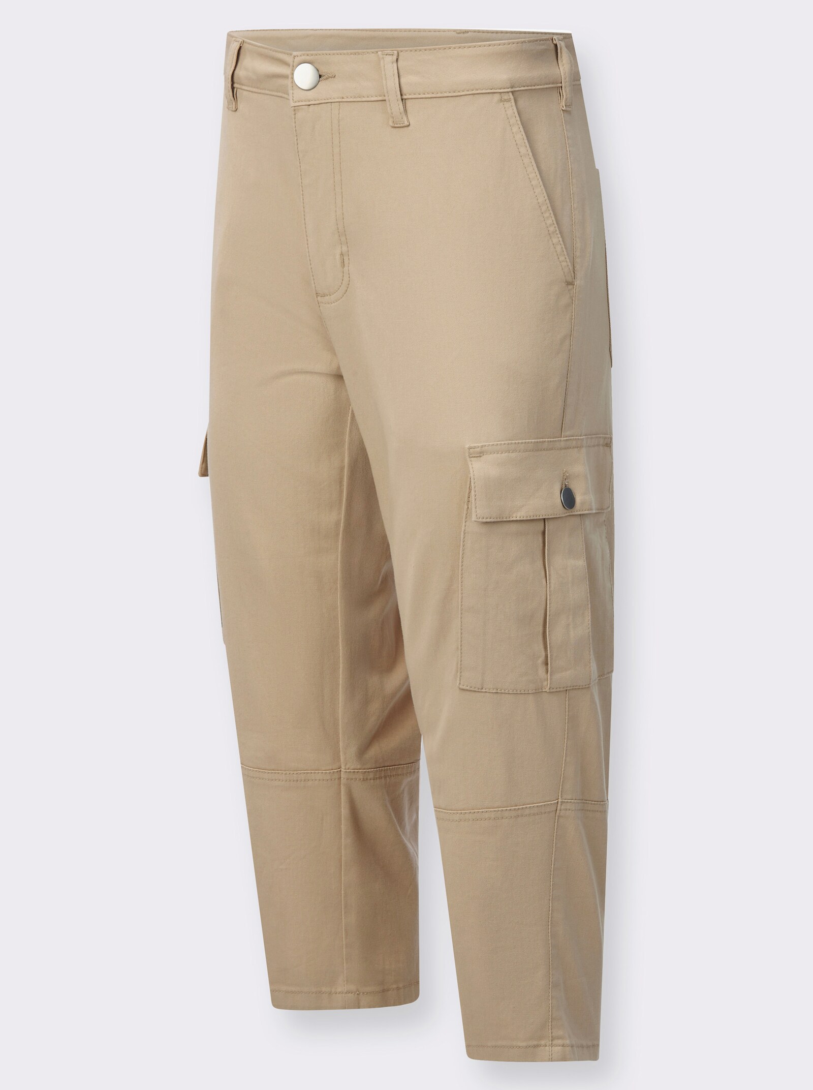 Cargohose in 7/8-Länge - beige