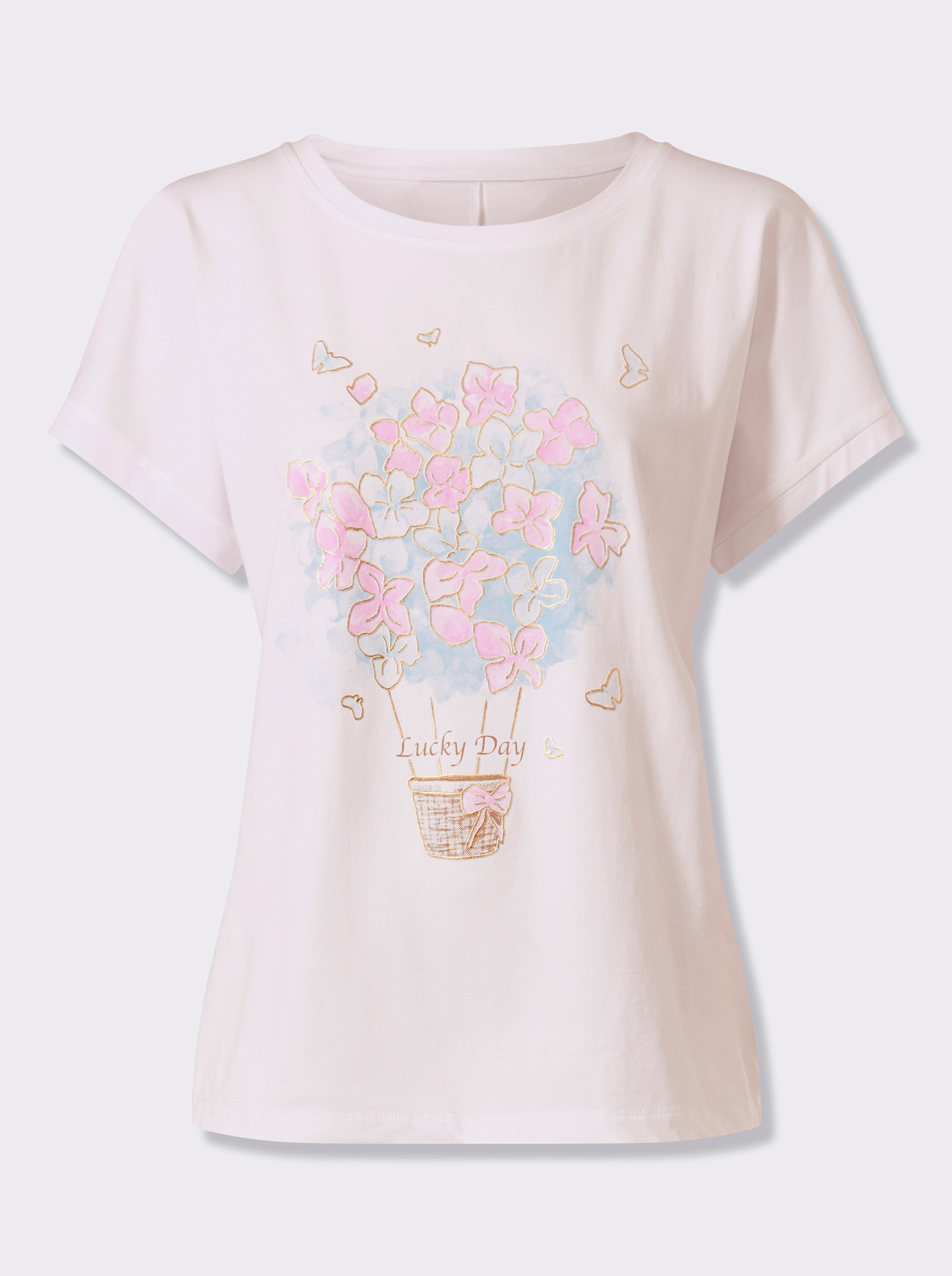 heine Kurzarmshirt - weiß