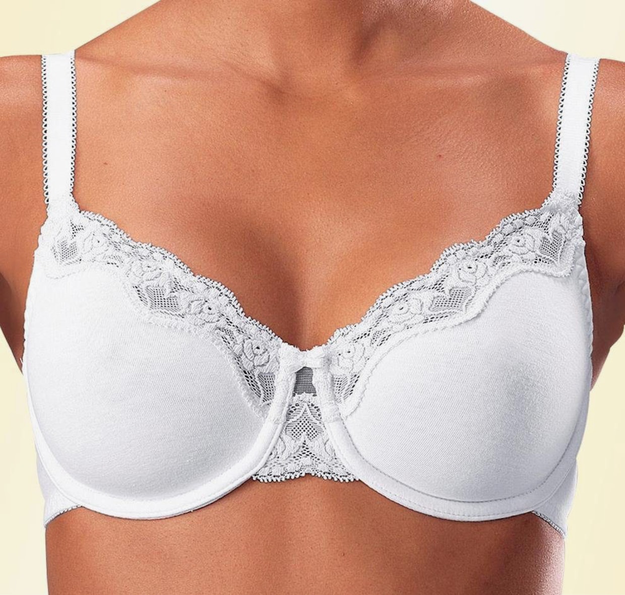 petite fleur Soutien-gorge à armatures - noir + blanc