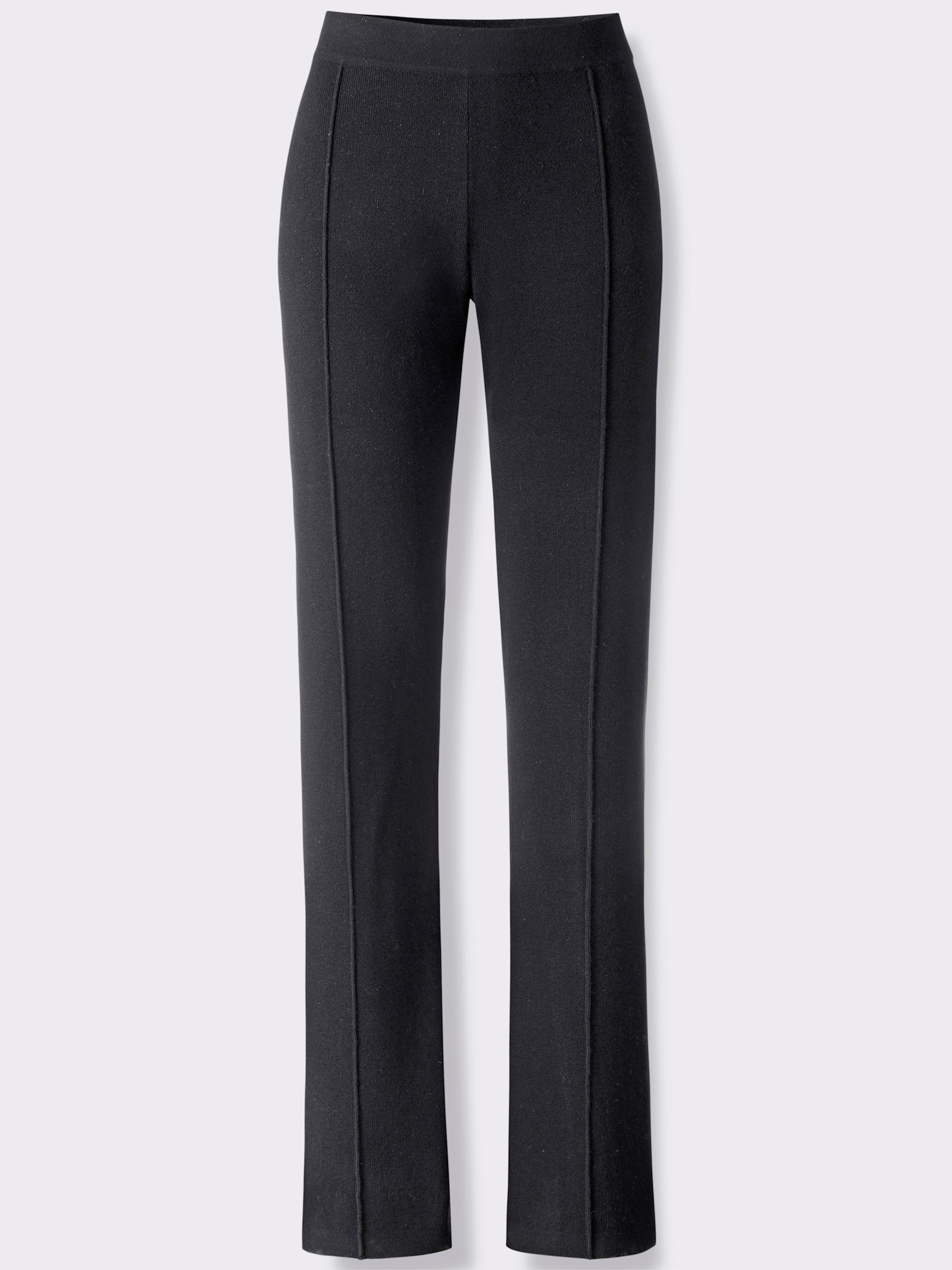 heine Strickhose mit Biesen - schwarz