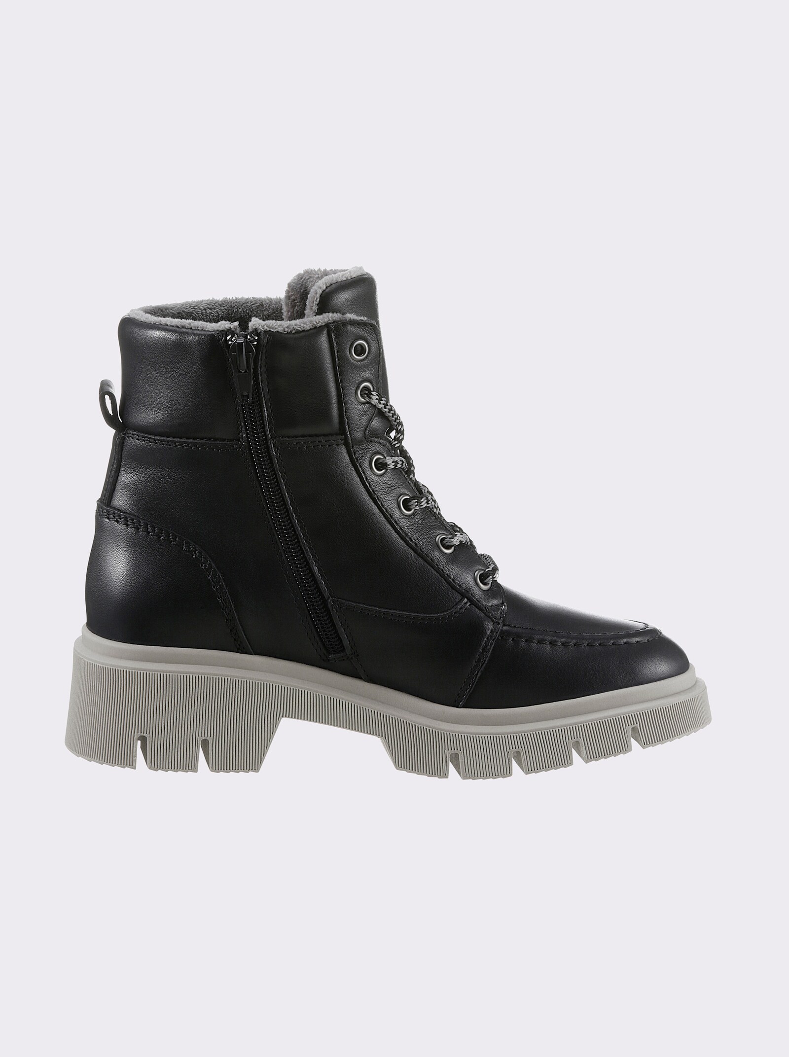 heine Schnürstiefelette - schwarz