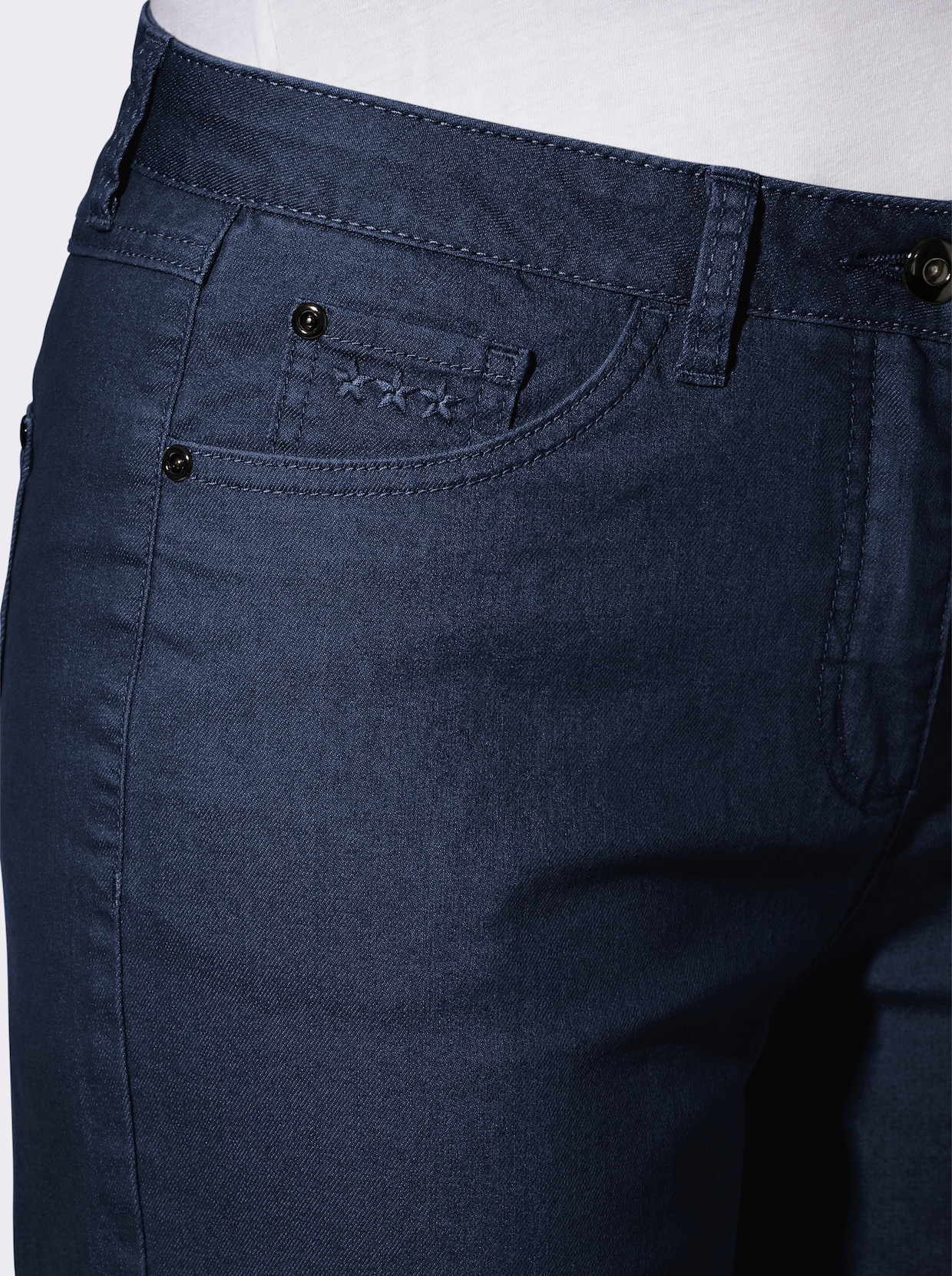 Culotte - darkblue-stone-washed