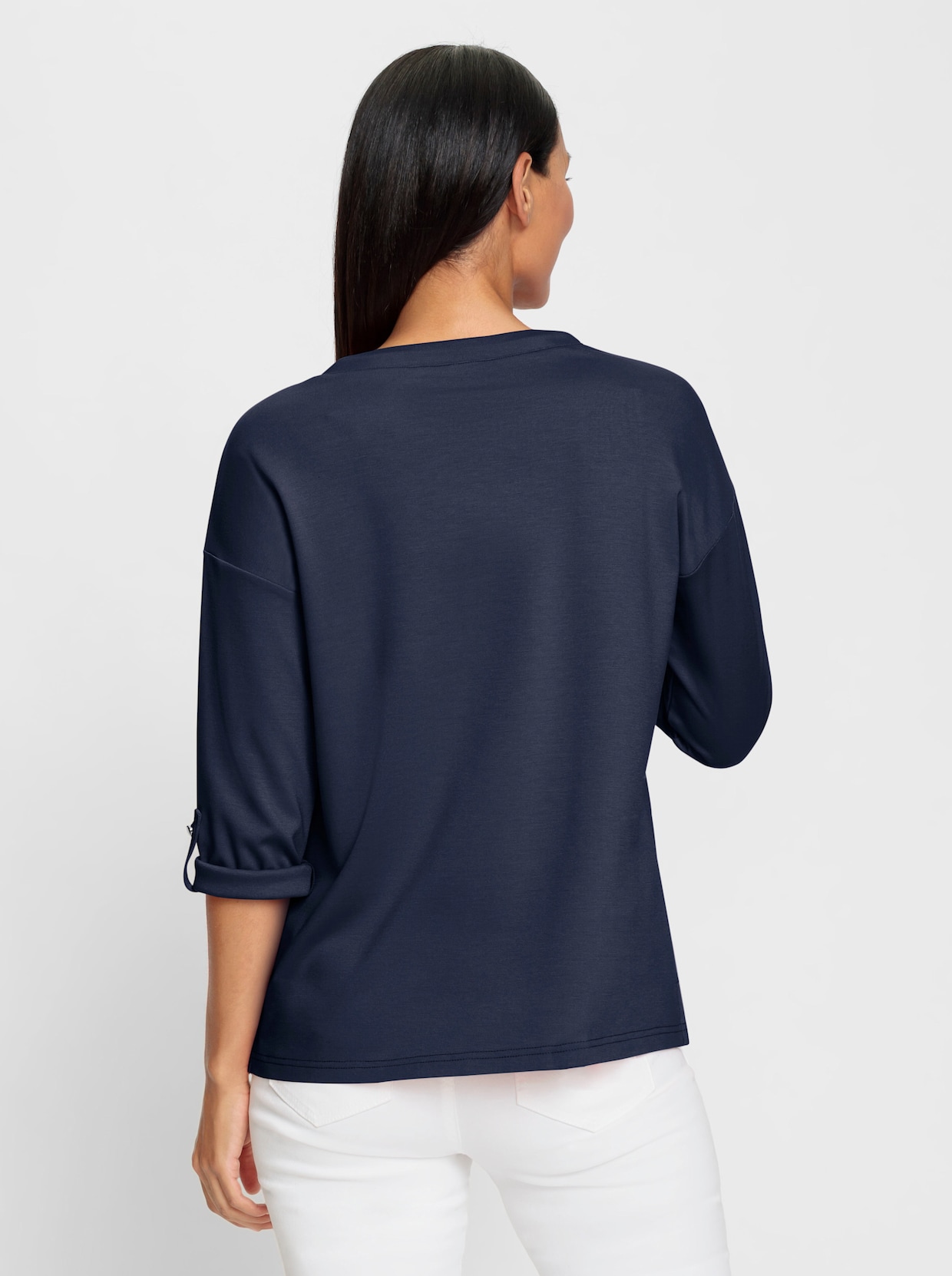 heine 3/4-Arm-Shirt - marine