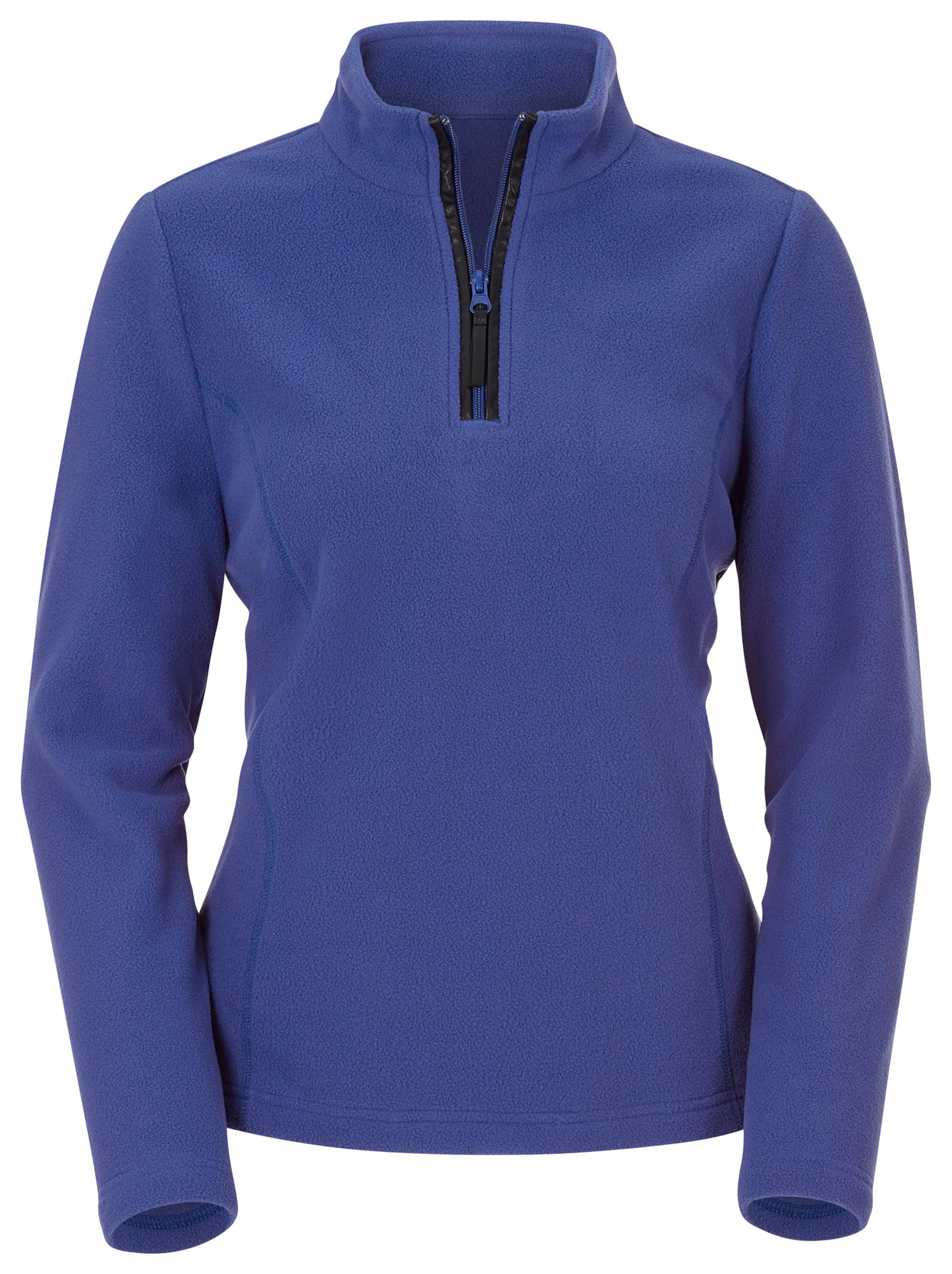 Fleece-Shirt - royalblau