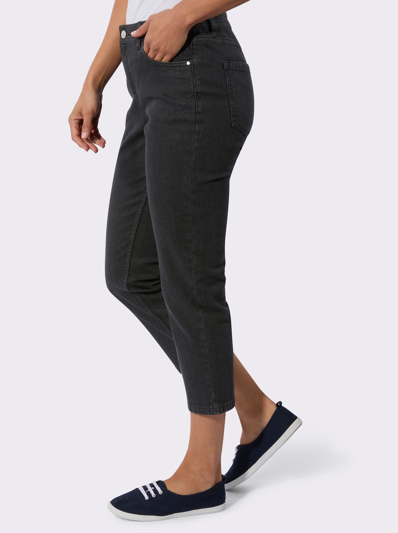 5-pocketjeans met stretch - black denim