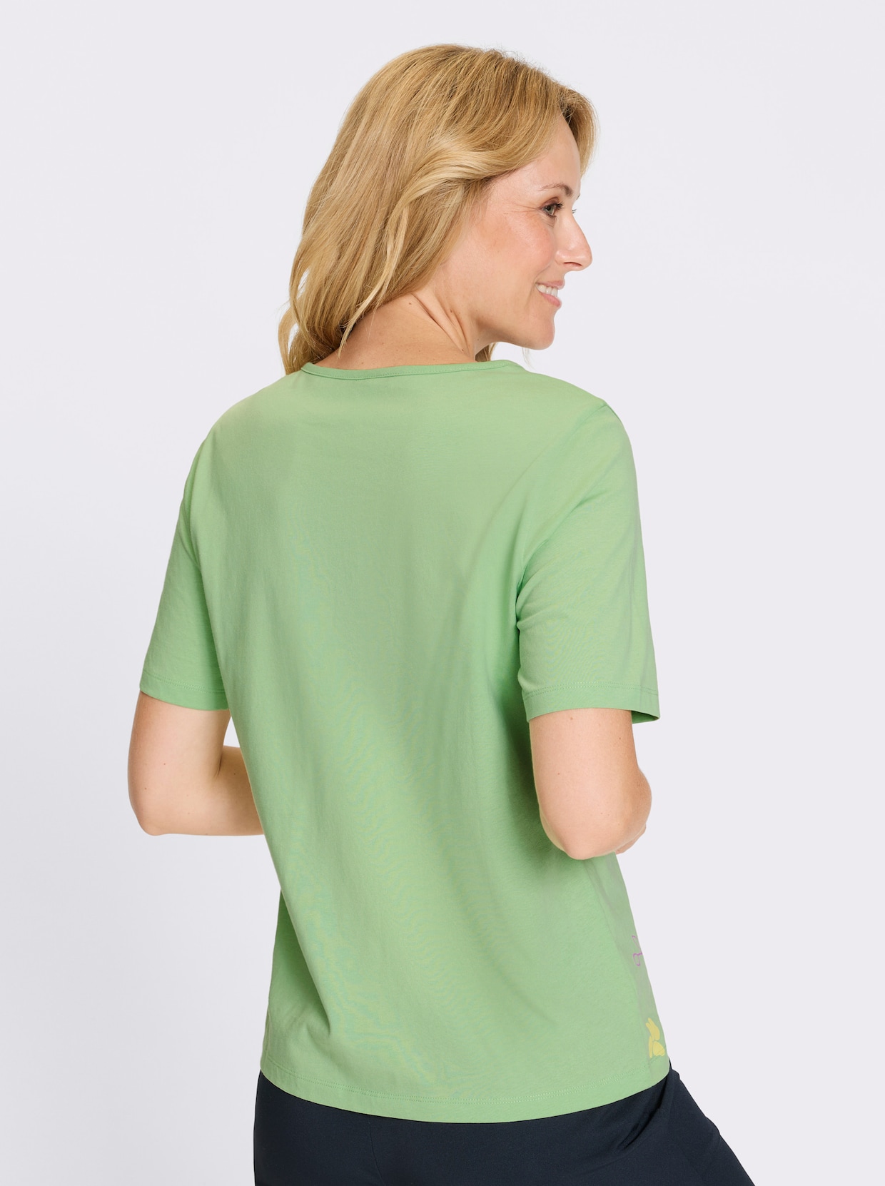 Kurzarmshirt - reseda-orchidee