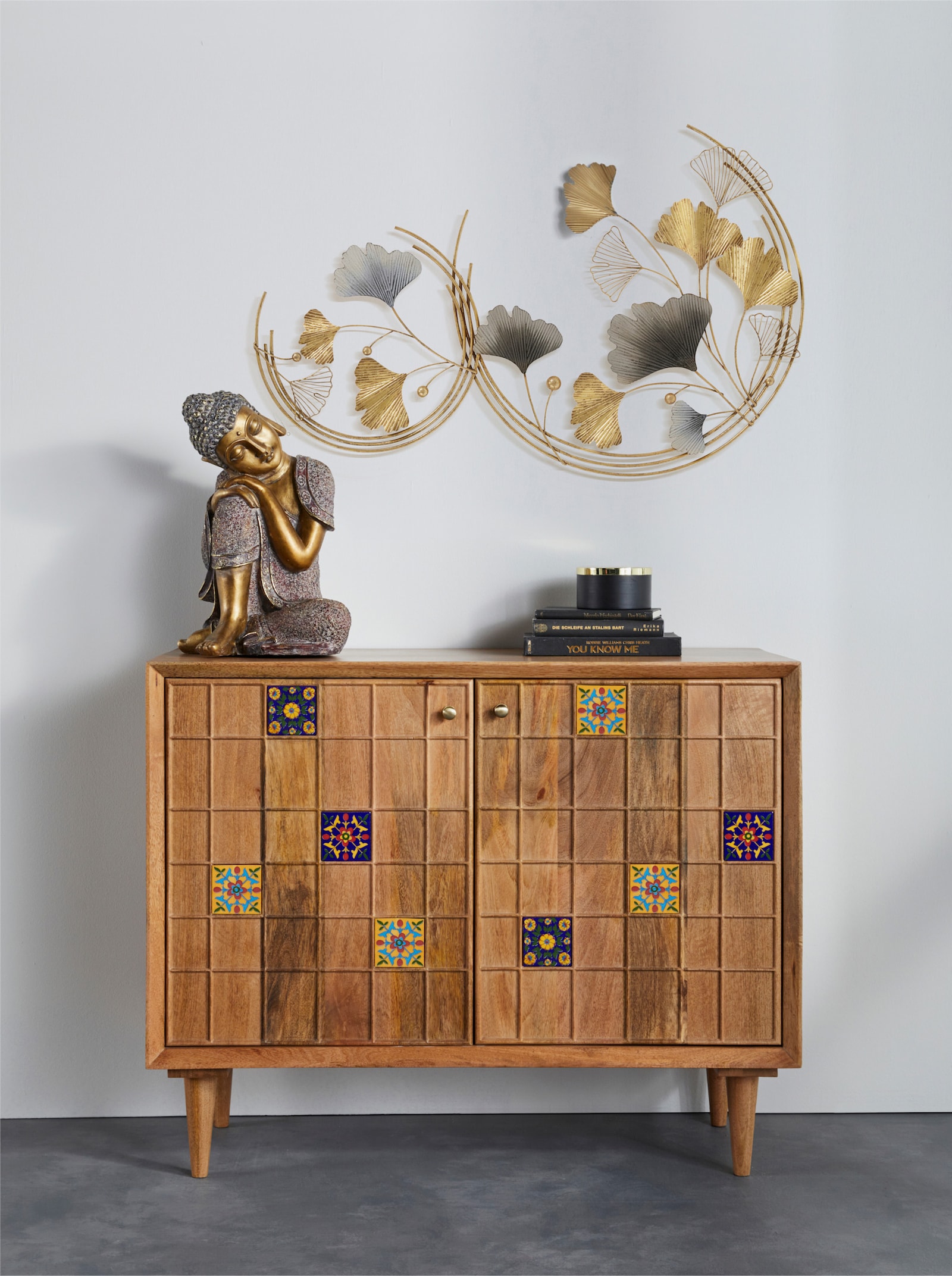 heine home Buddha - goldfarben-meliert